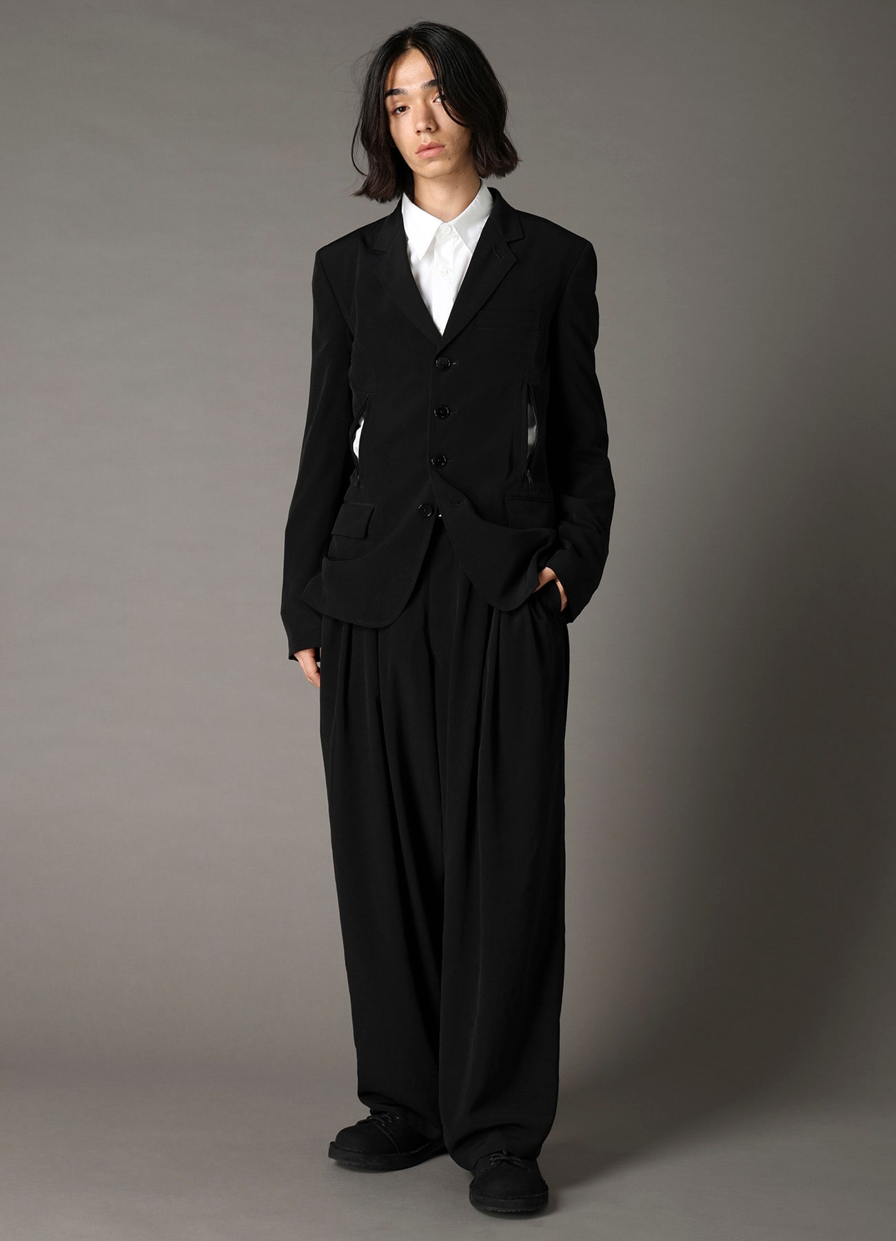 CREPE de CHINE SLIM FIT JACKET