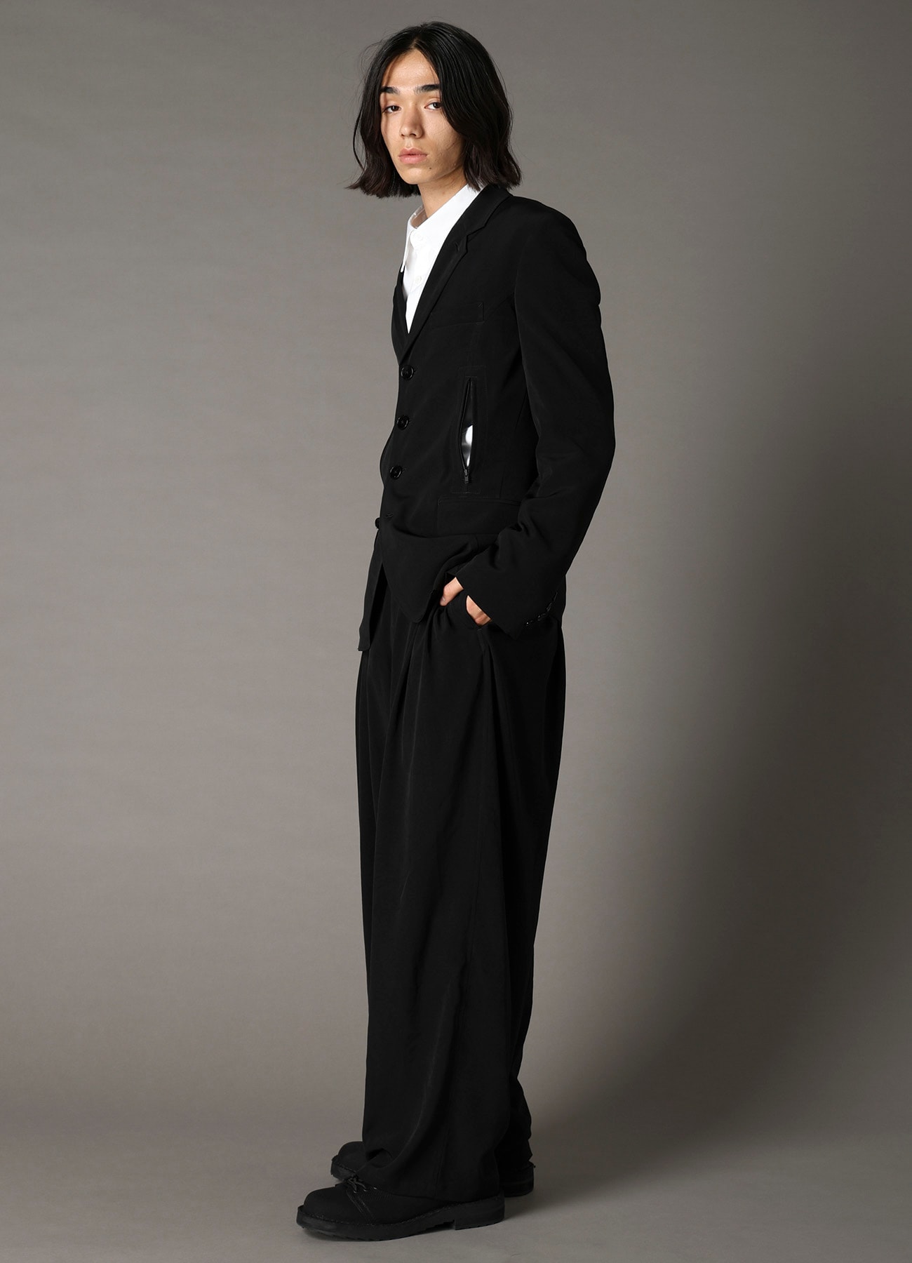 CREPE de CHINE SLIM FIT JACKET