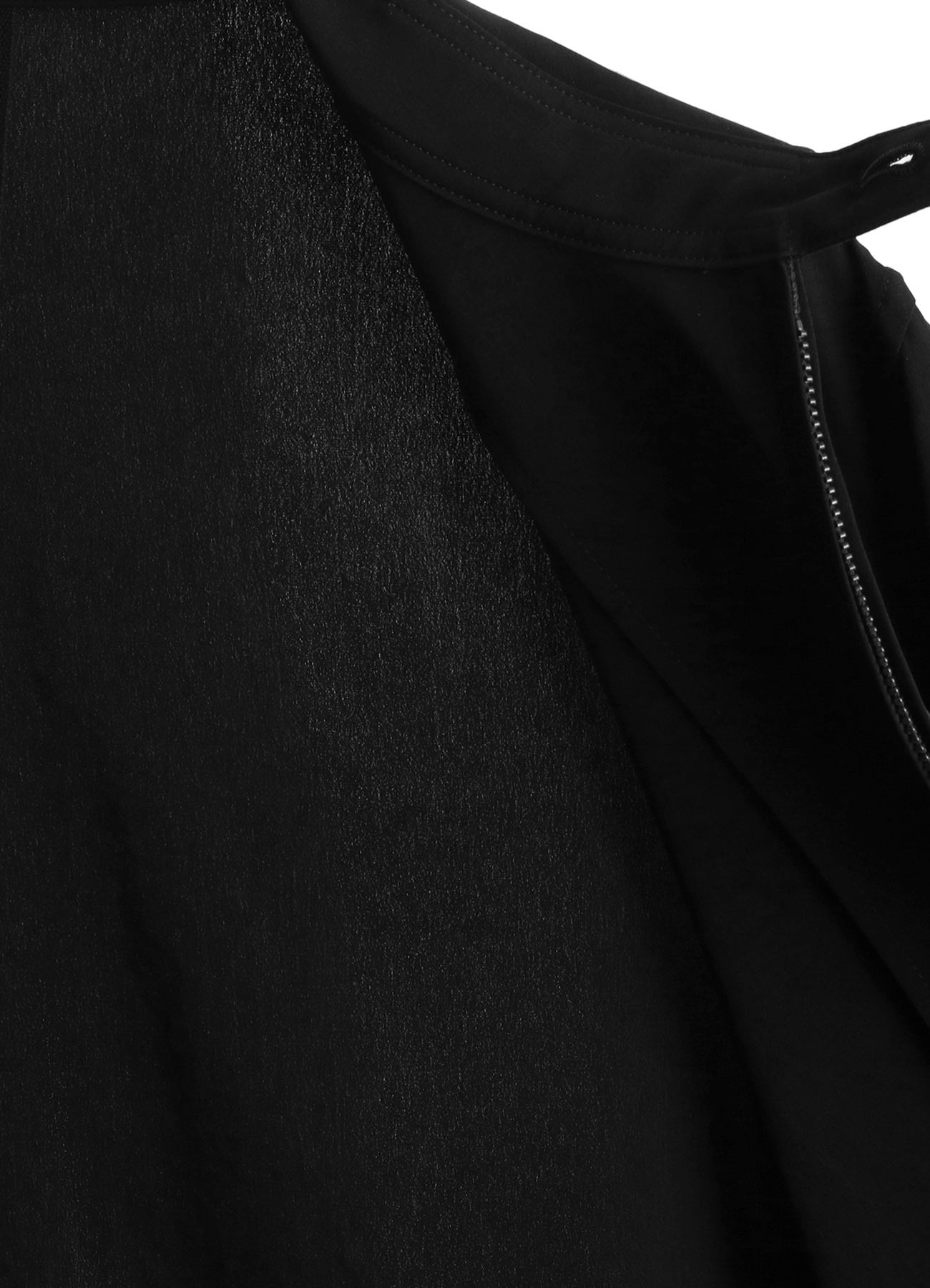 CREPE de CHINE ZIPPER SLIM FIT JACKET