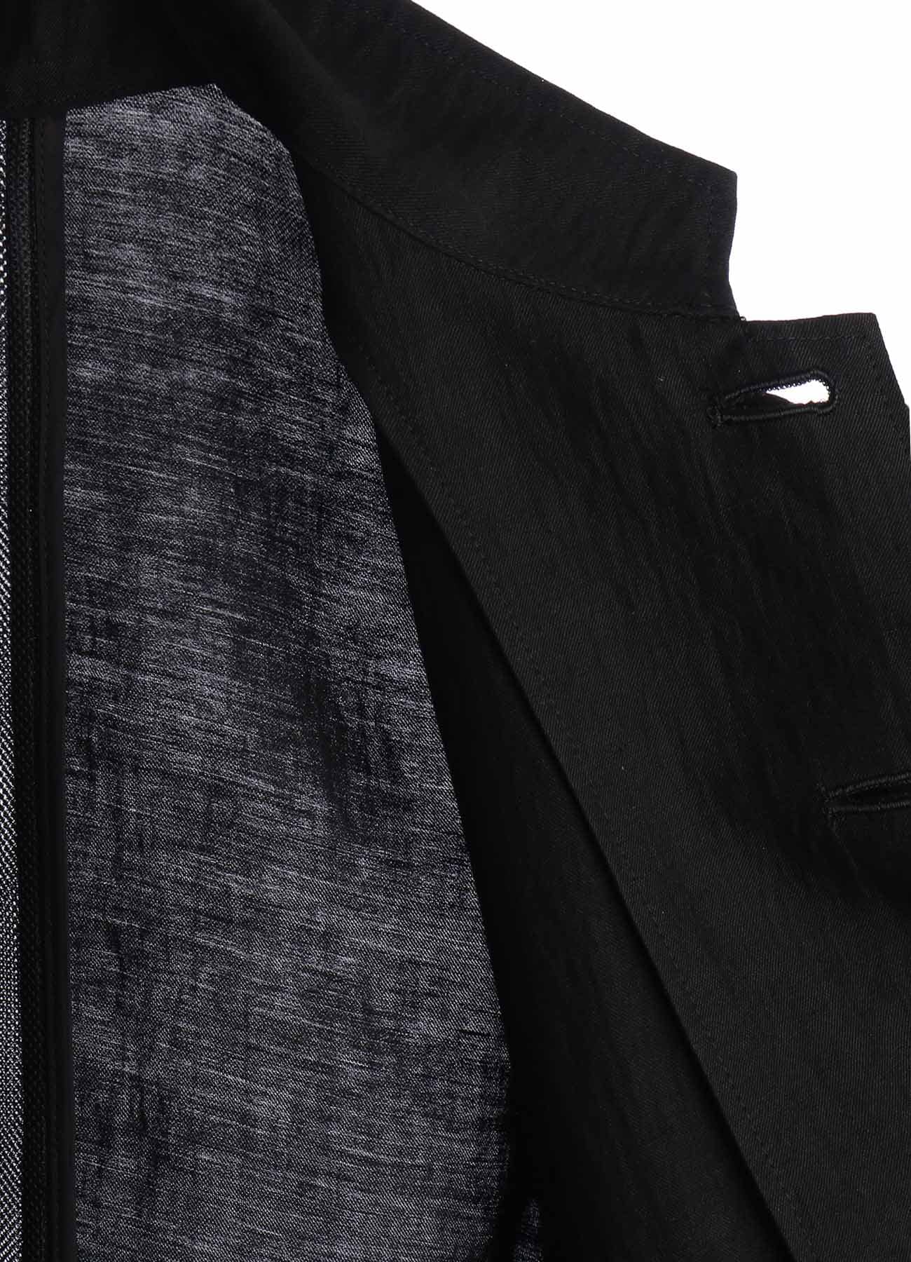 CUPRO/LINEN GABARDINE WOMEN’S SHORT SLEEVE JACKET