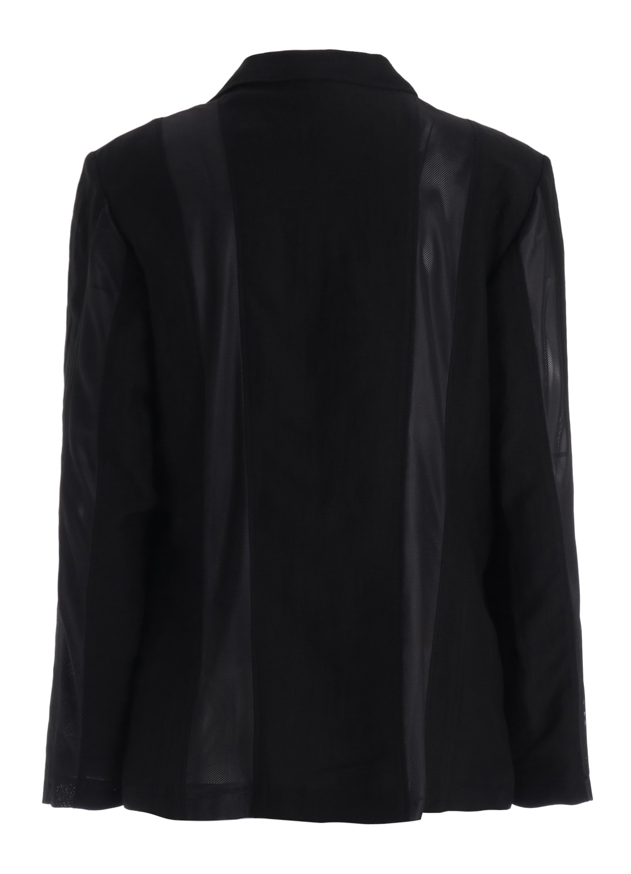 CUPRO/LINEN GABARDINE PANEL JACKET