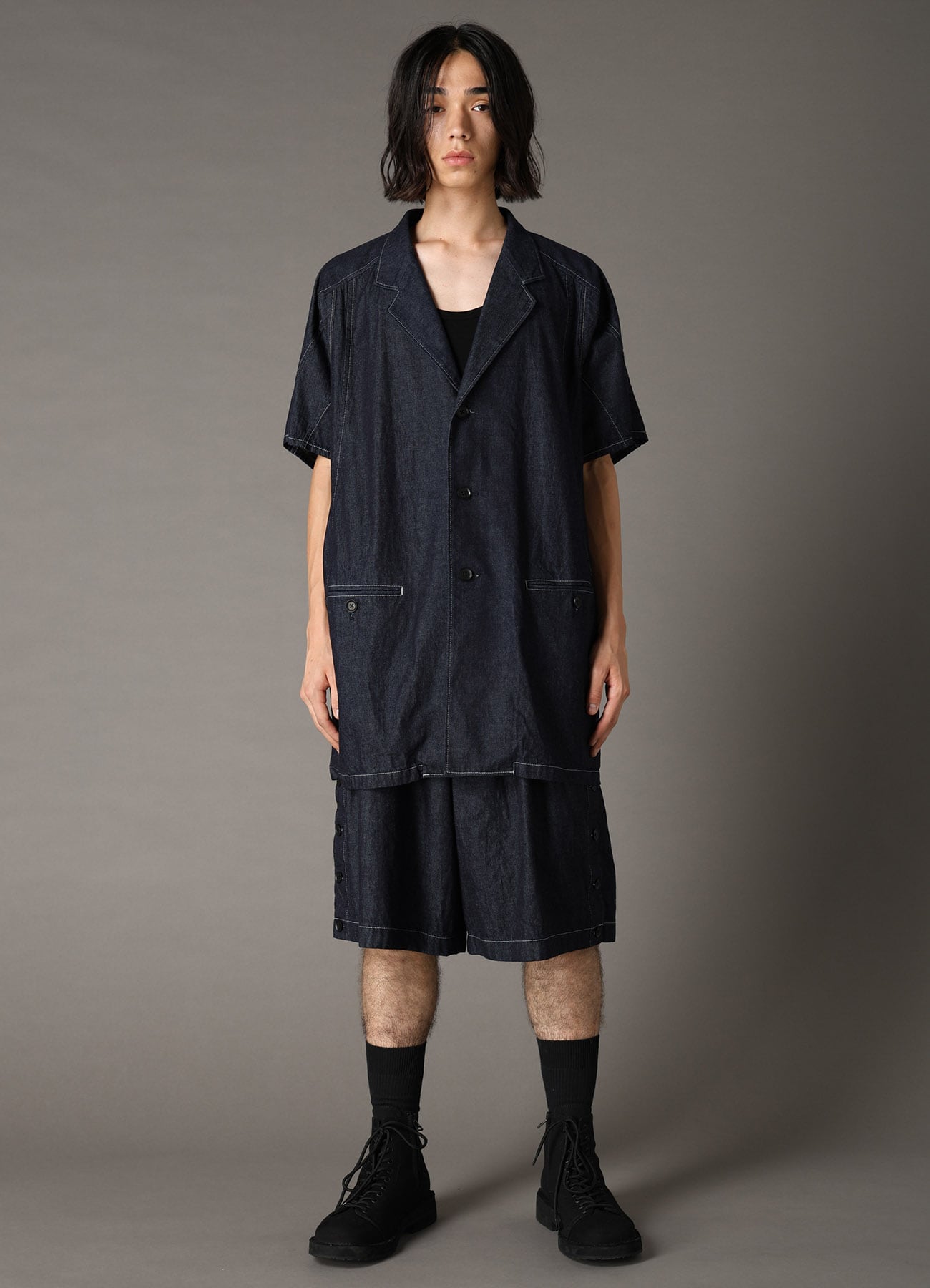 【1/16 10:00 Release】8oz SLUB DENIM SHORT SLEEVED JACKET