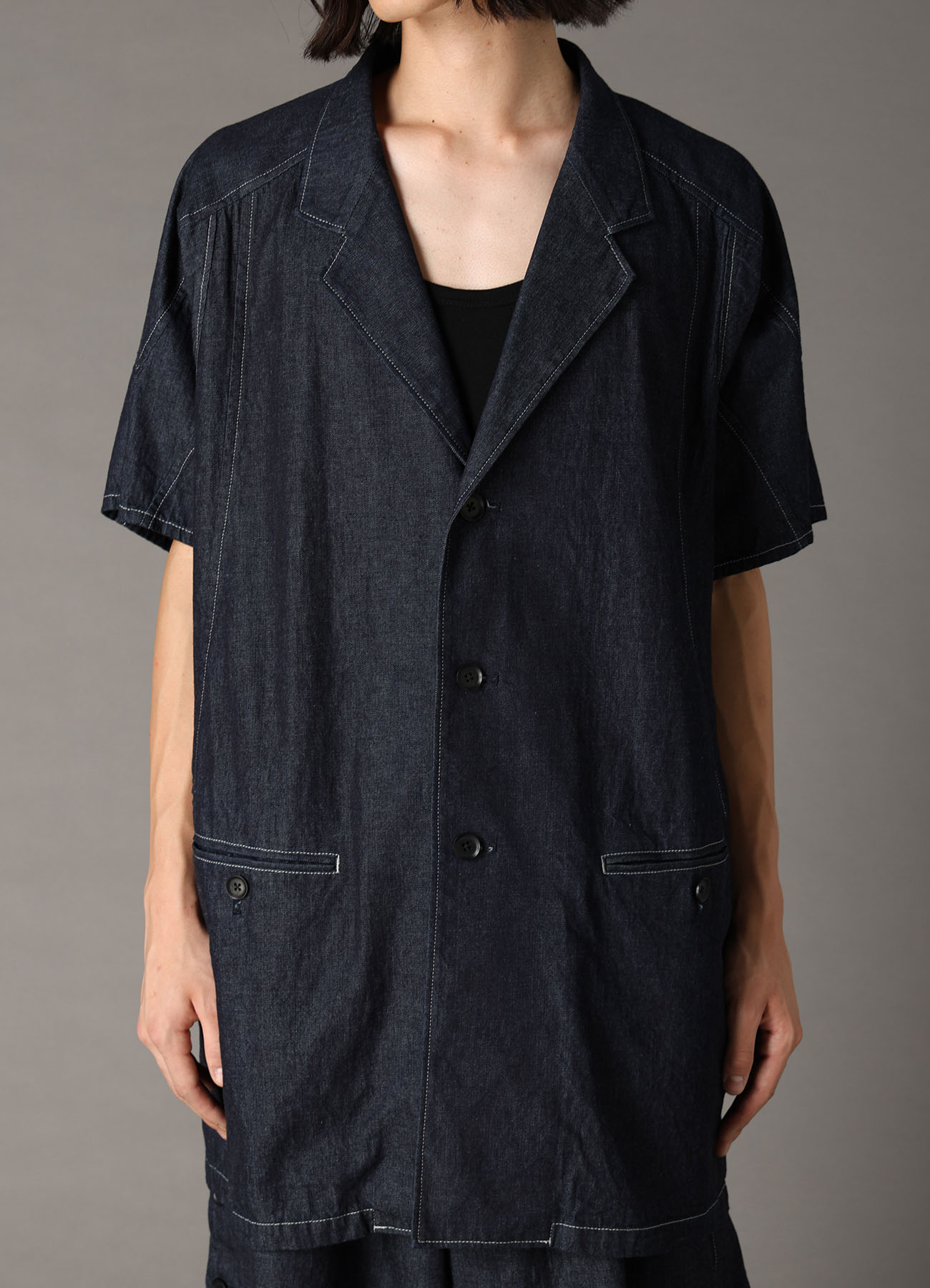 【1/16 10:00 Release】8oz SLUB DENIM SHORT SLEEVED JACKET