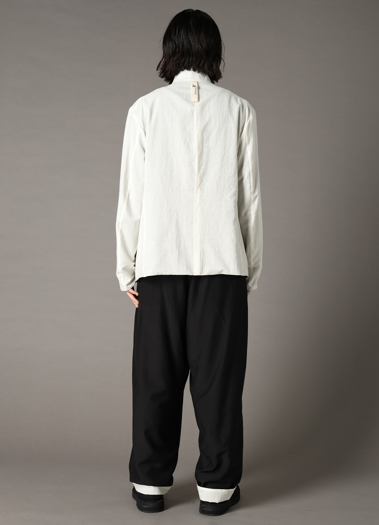 REVERSIBLE STAND COLLAR JACKET