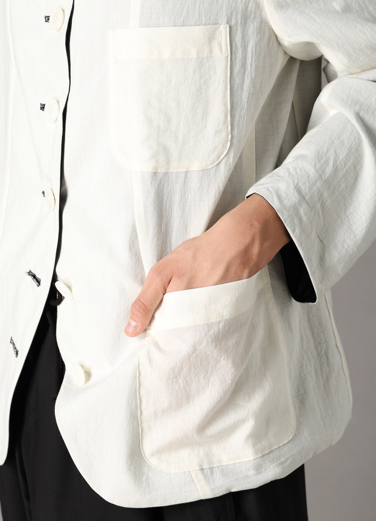 REVERSIBLE STAND COLLAR JACKET