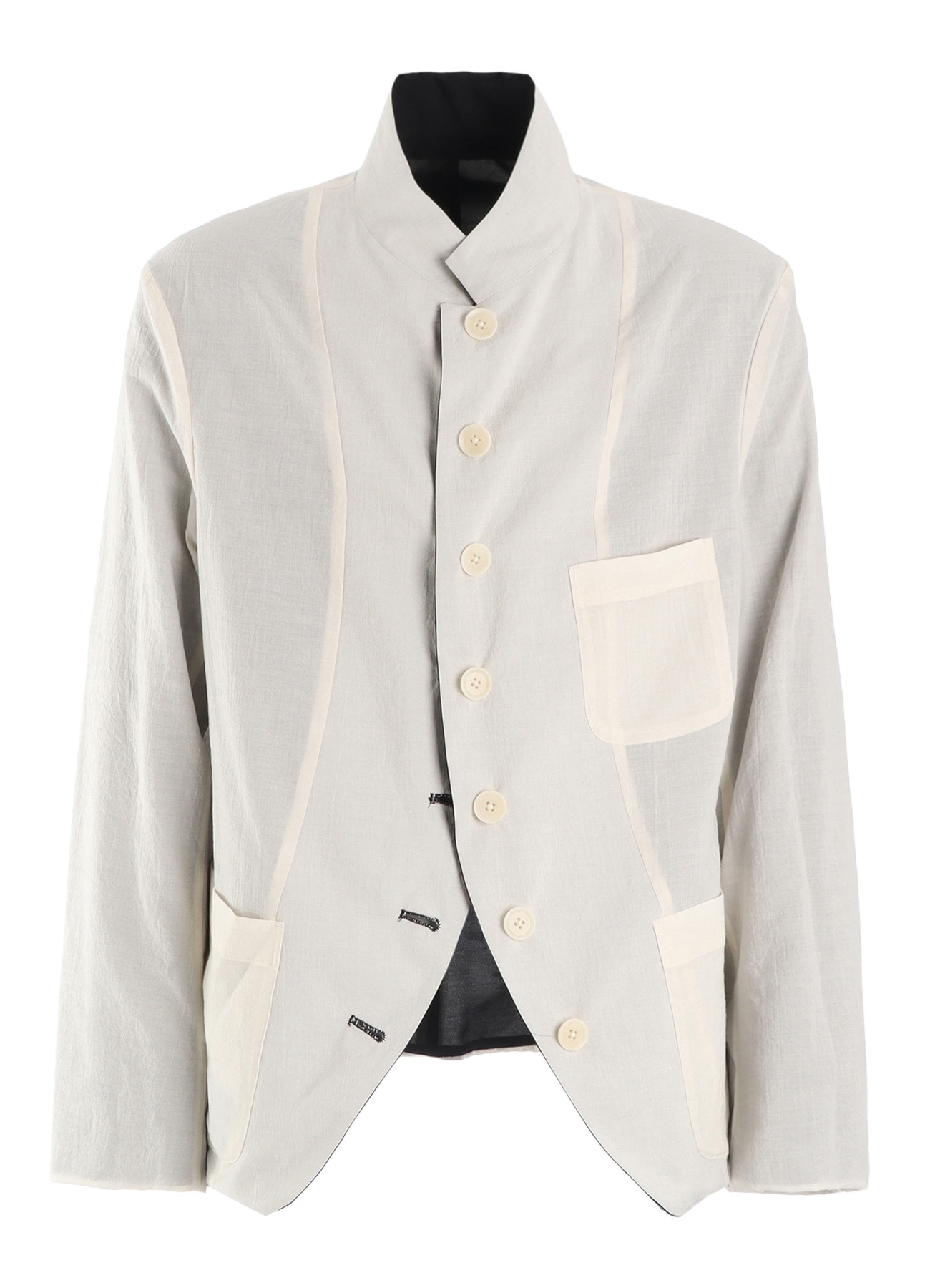 REVERSIBLE STAND COLLAR JACKET