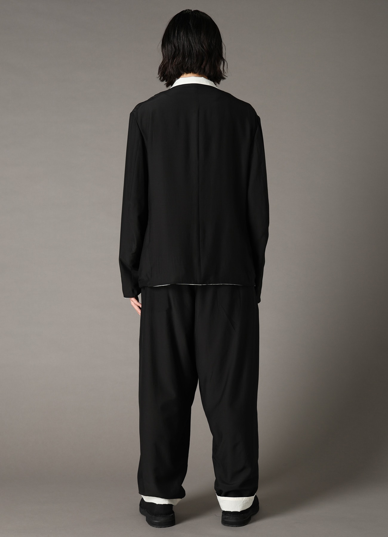 REVERSIBLE STAND COLLAR JACKET