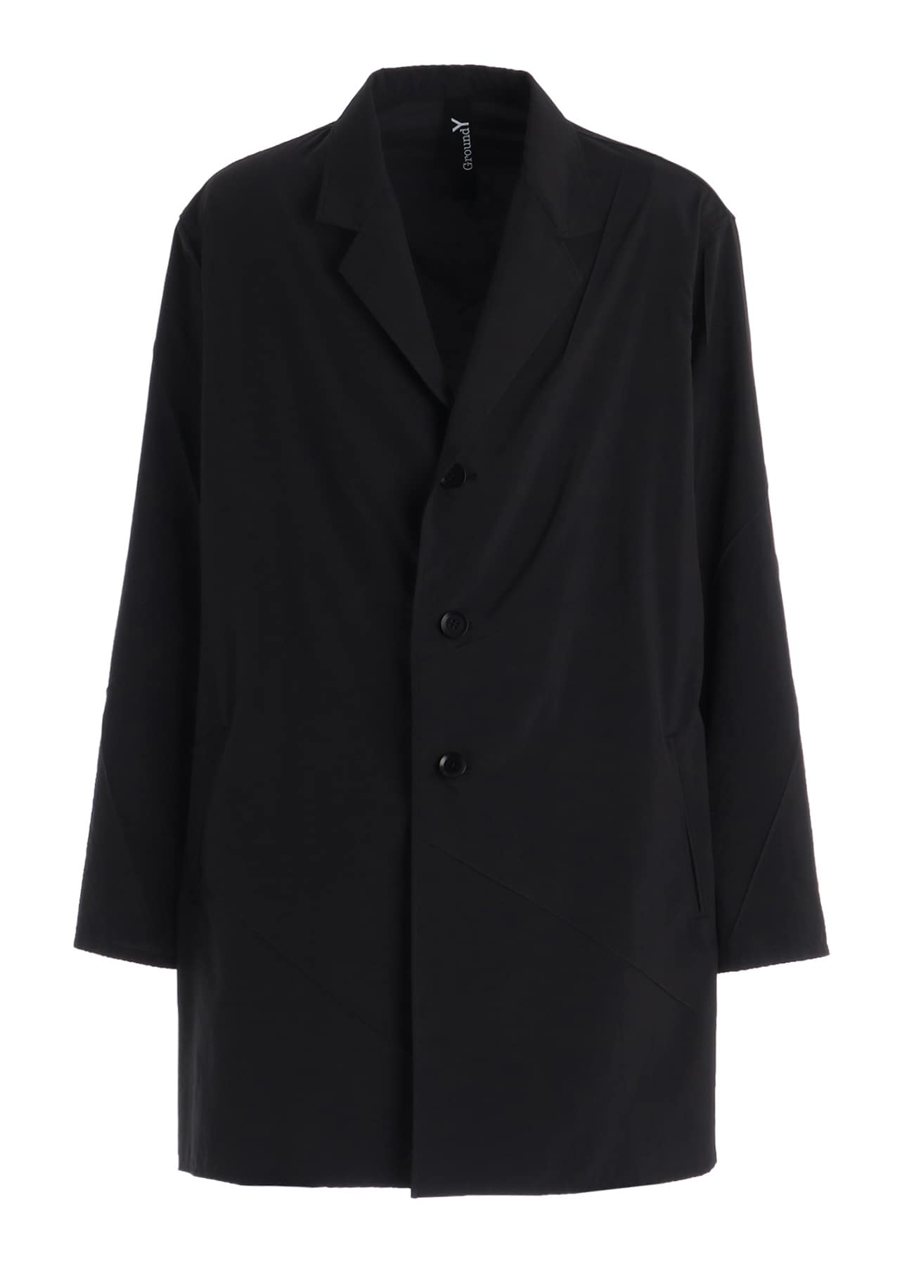 PE TAFFETA PLEATED DESIGN JACKET