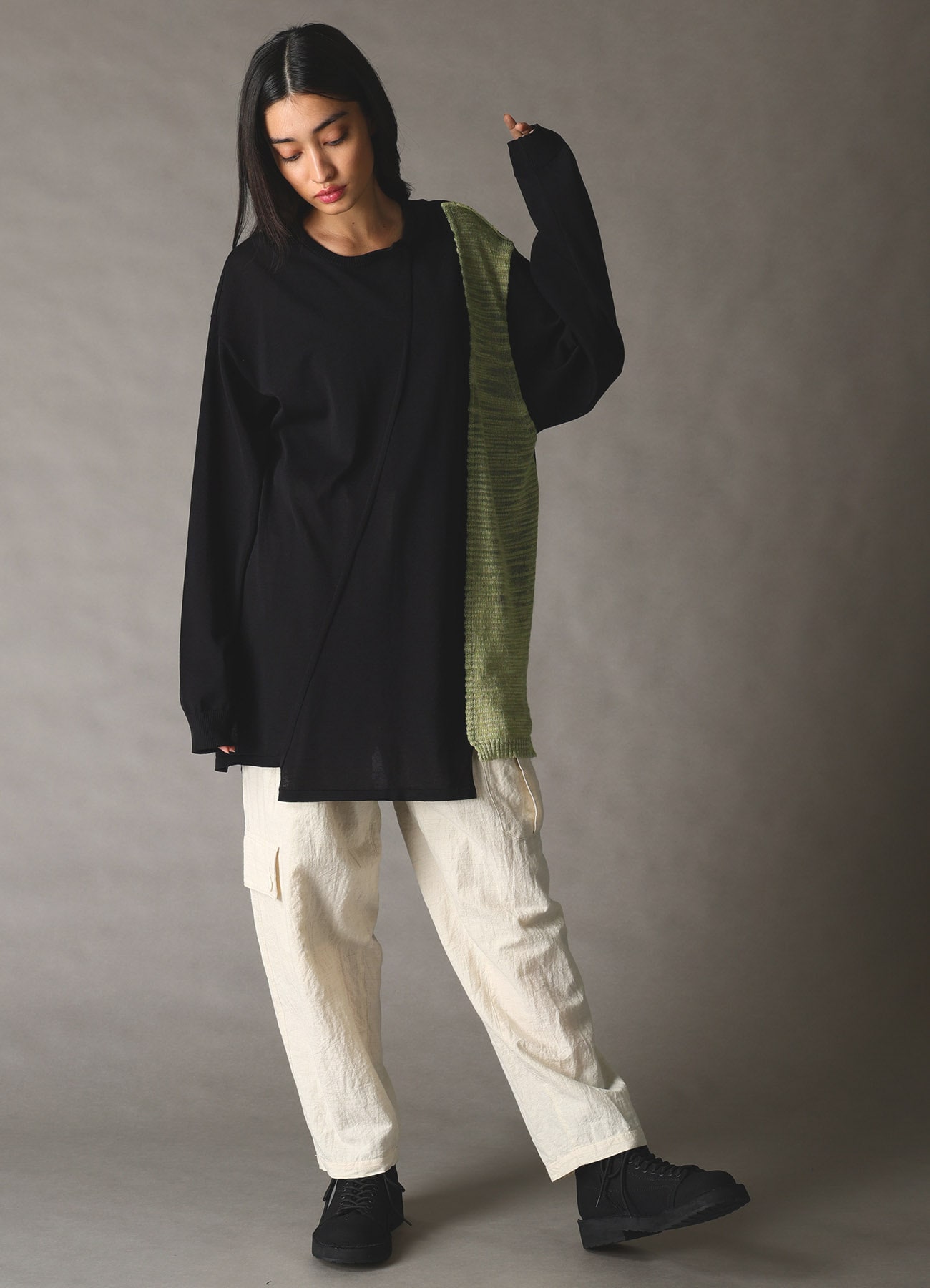 GIMA COTTON LONG SLEEVE KNIT