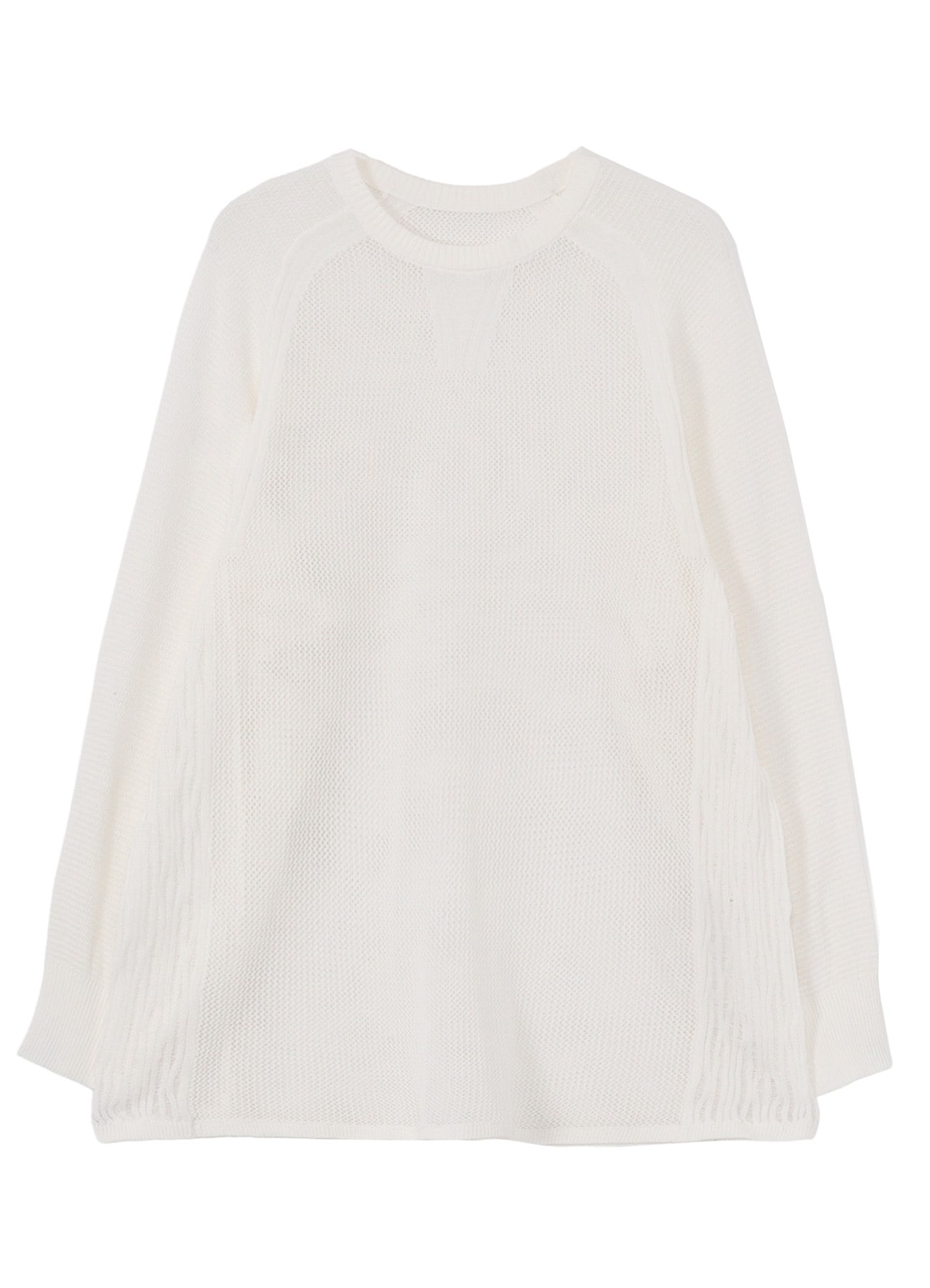 OPEN-END COTTON DOLMAN BIG KNIT