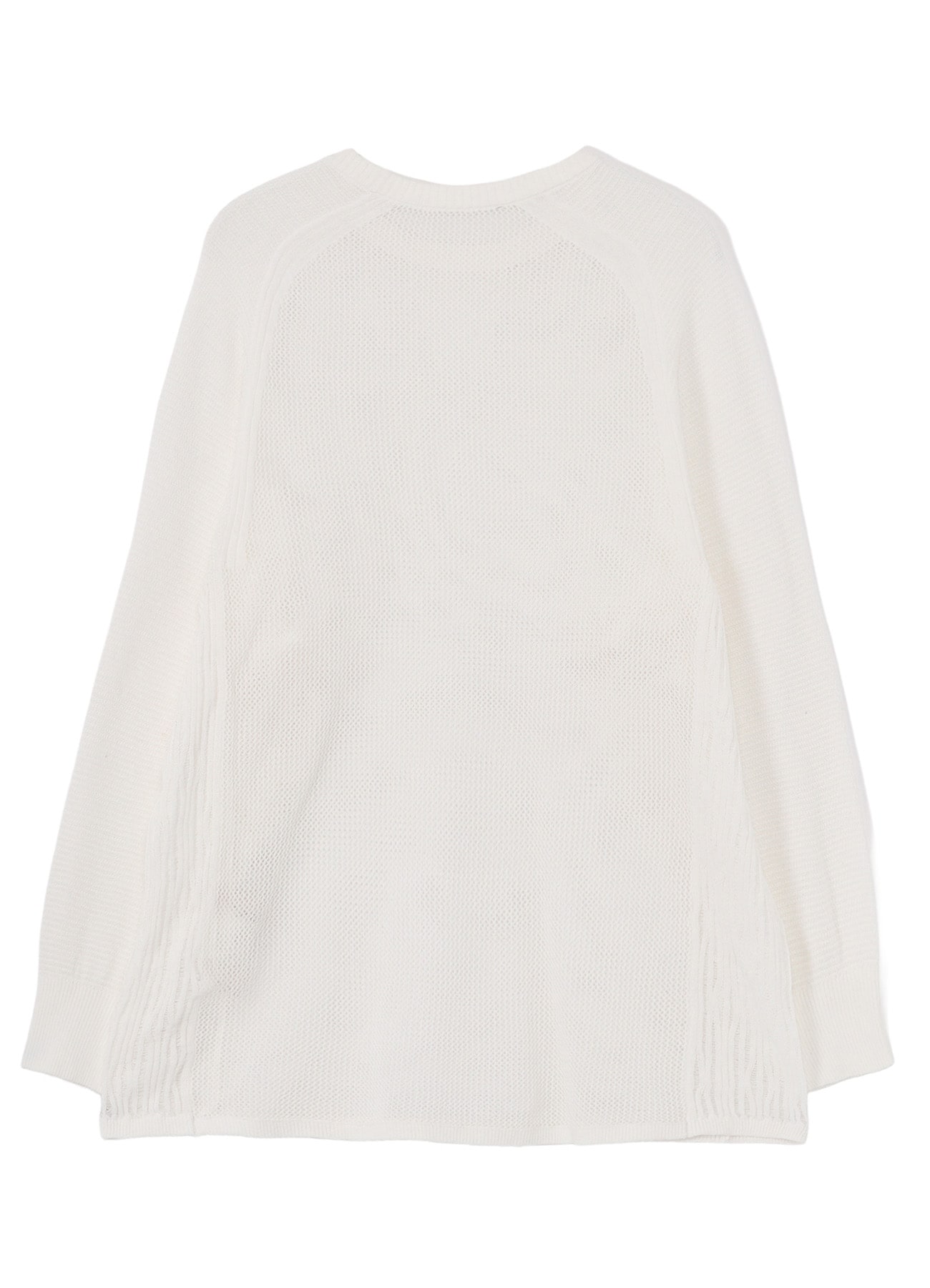 OPEN-END COTTON DOLMAN BIG KNIT