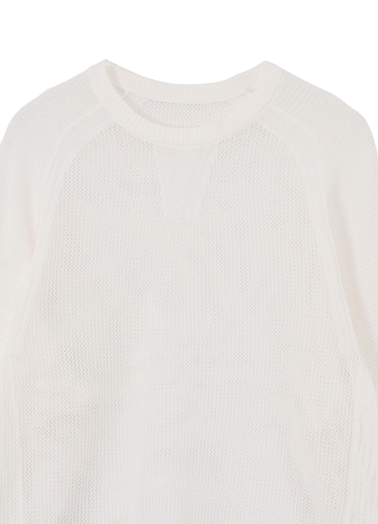 OPEN-END COTTON DOLMAN BIG KNIT