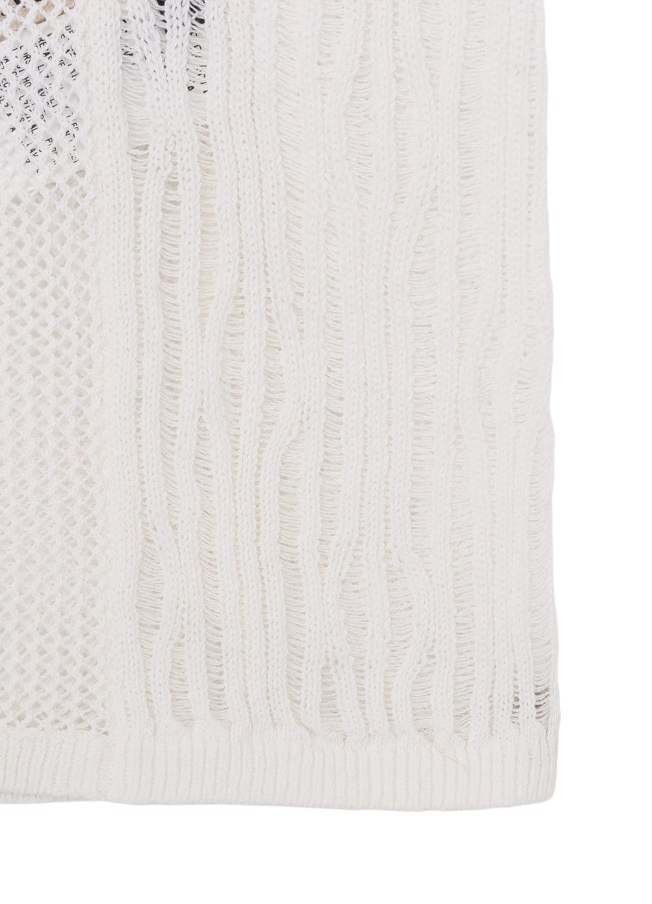 OPEN-END COTTON DOLMAN BIG KNIT