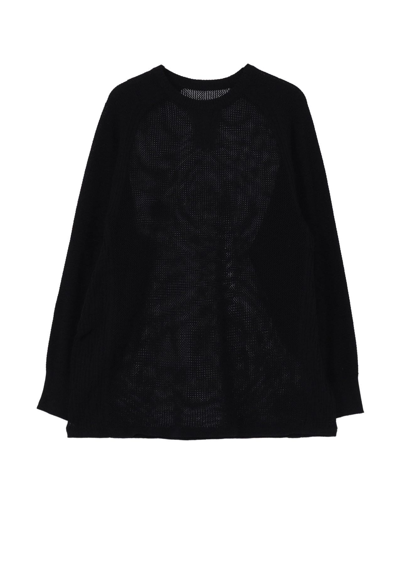 OPEN-END COTTON DOLMAN BIG KNIT