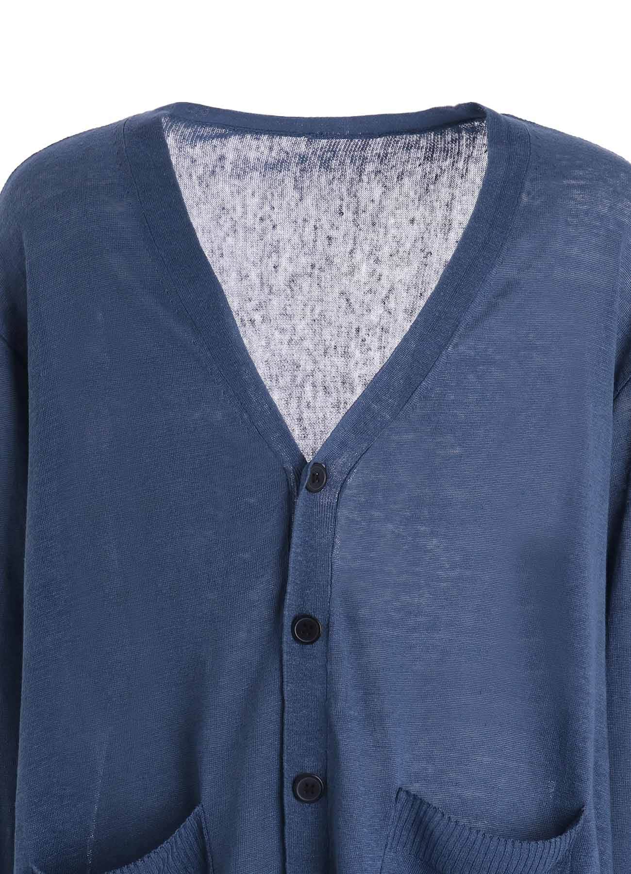 LINEN BIG CARDIGAN