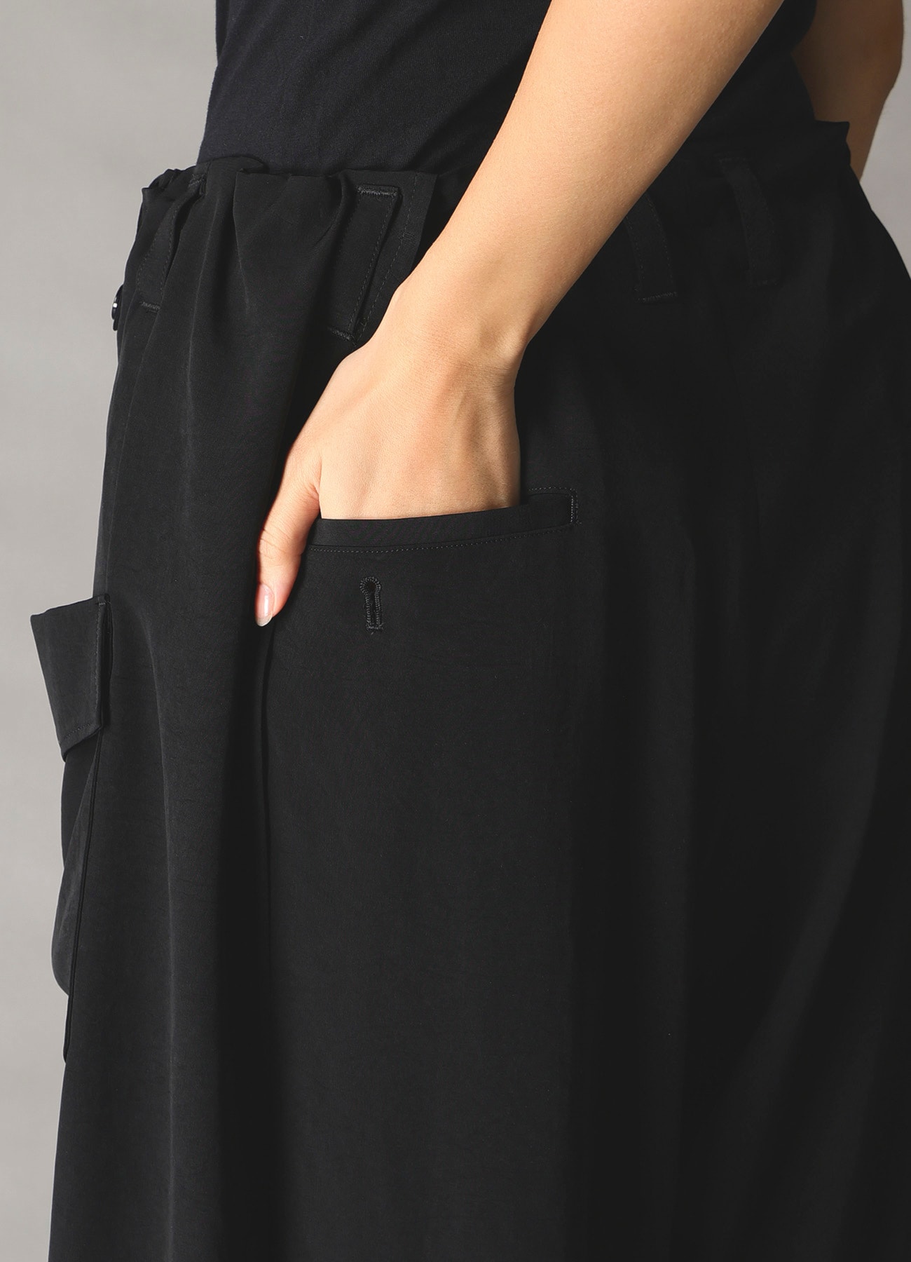 CREPE de CHINE WRAP PANTS