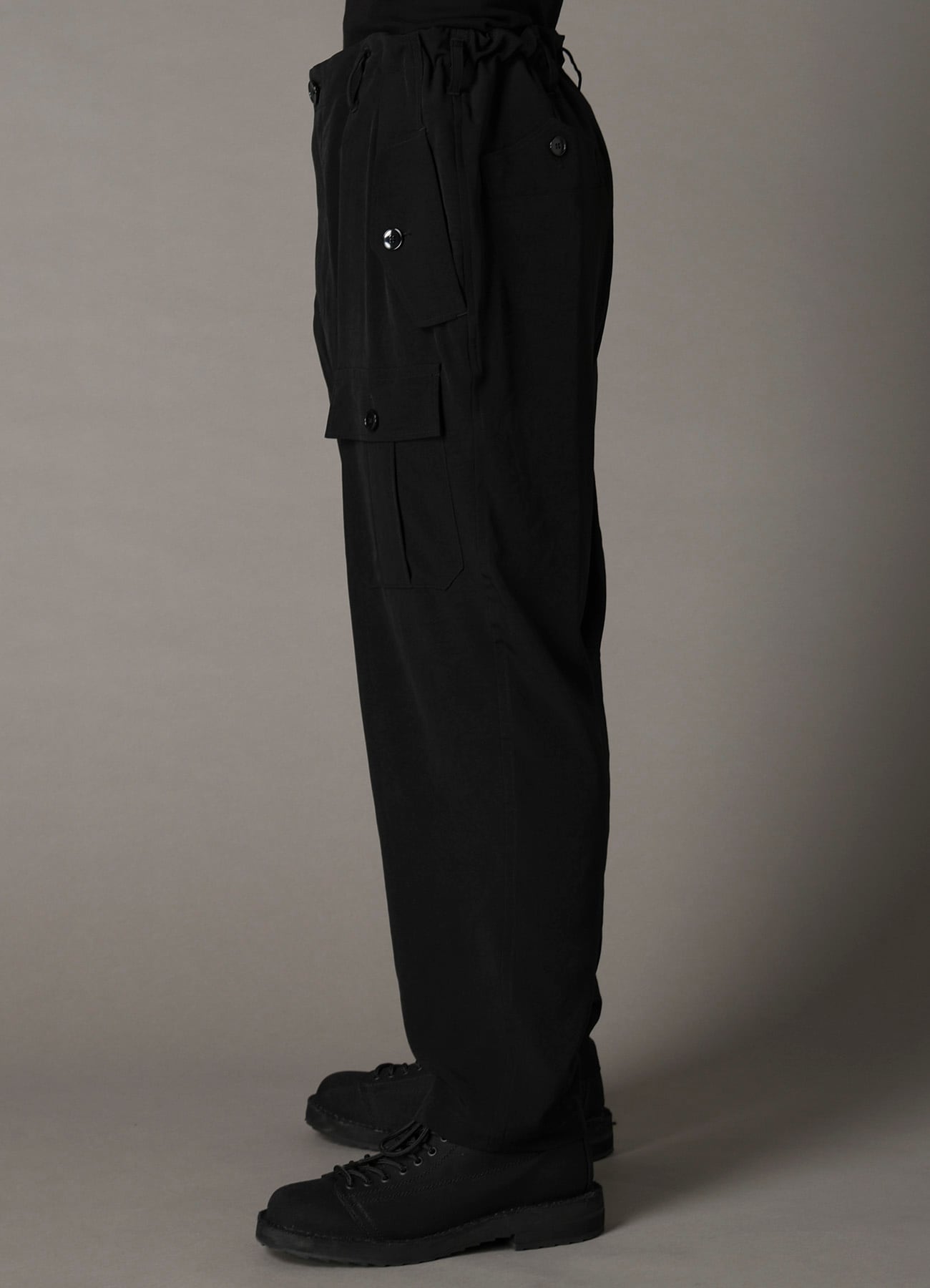 CREPE de CHINE POCKET SLIM PANTS