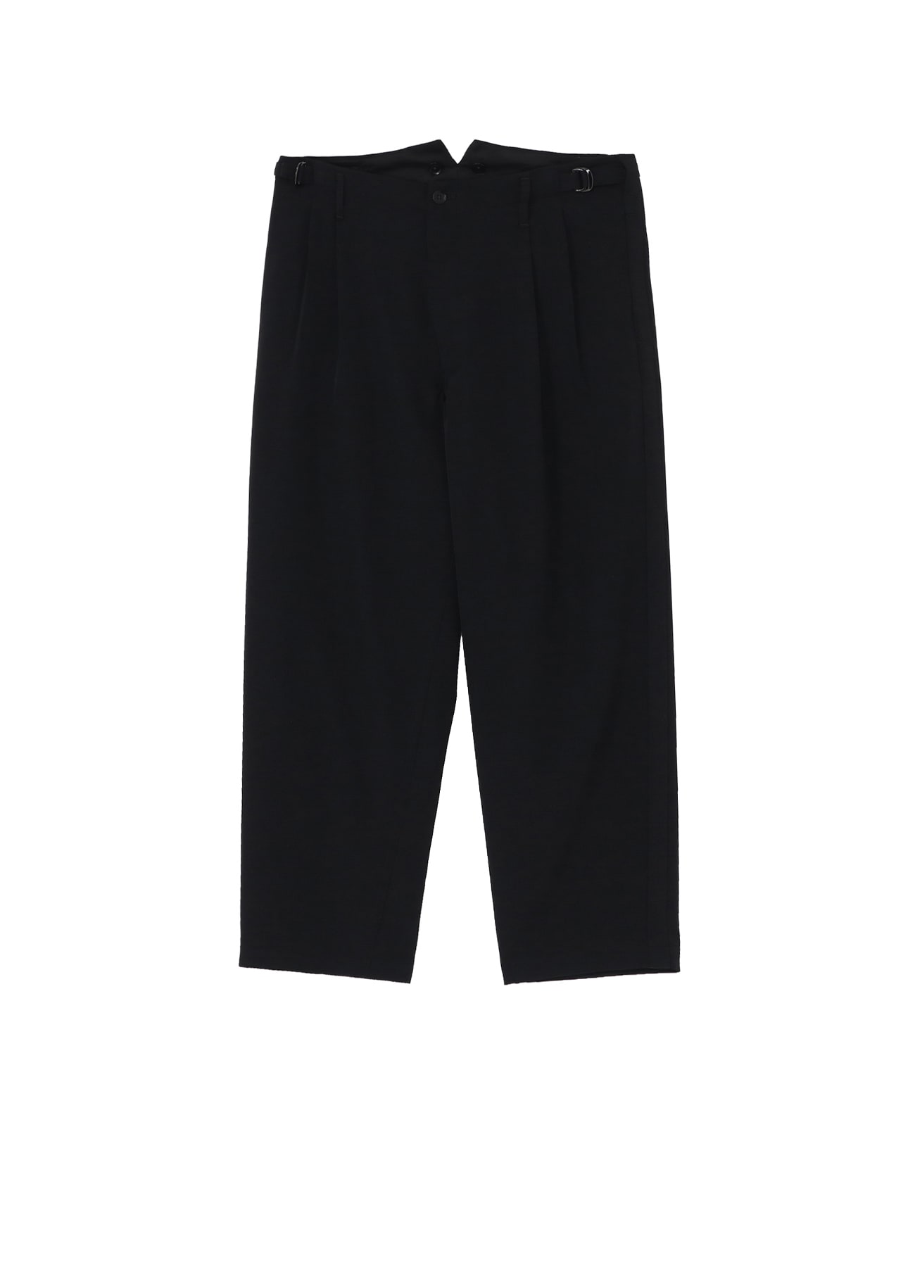 WOOL GABARDINE 2-TUCK PANTS