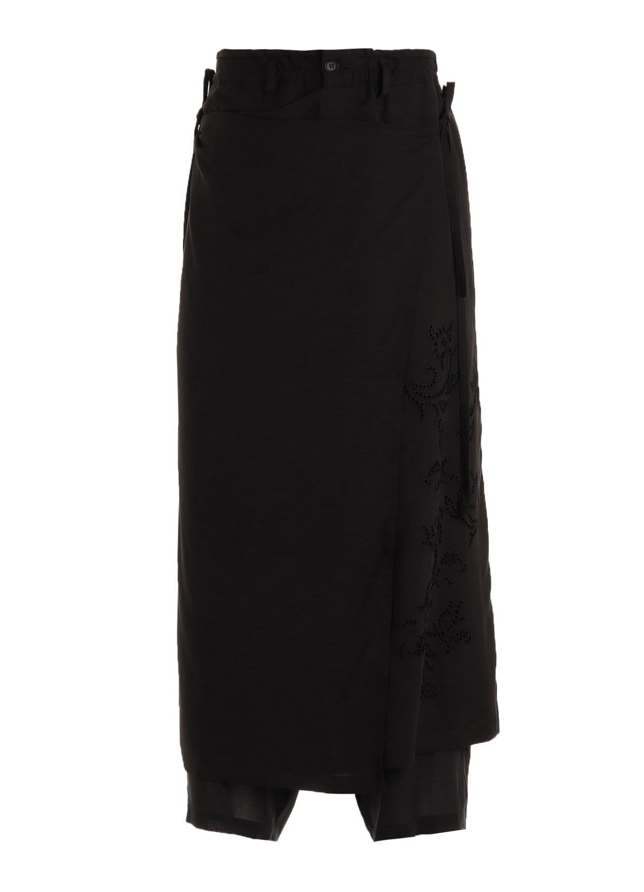 CELLULOSE LAWN BRODERIE 3-WAY SKIRT PANTS