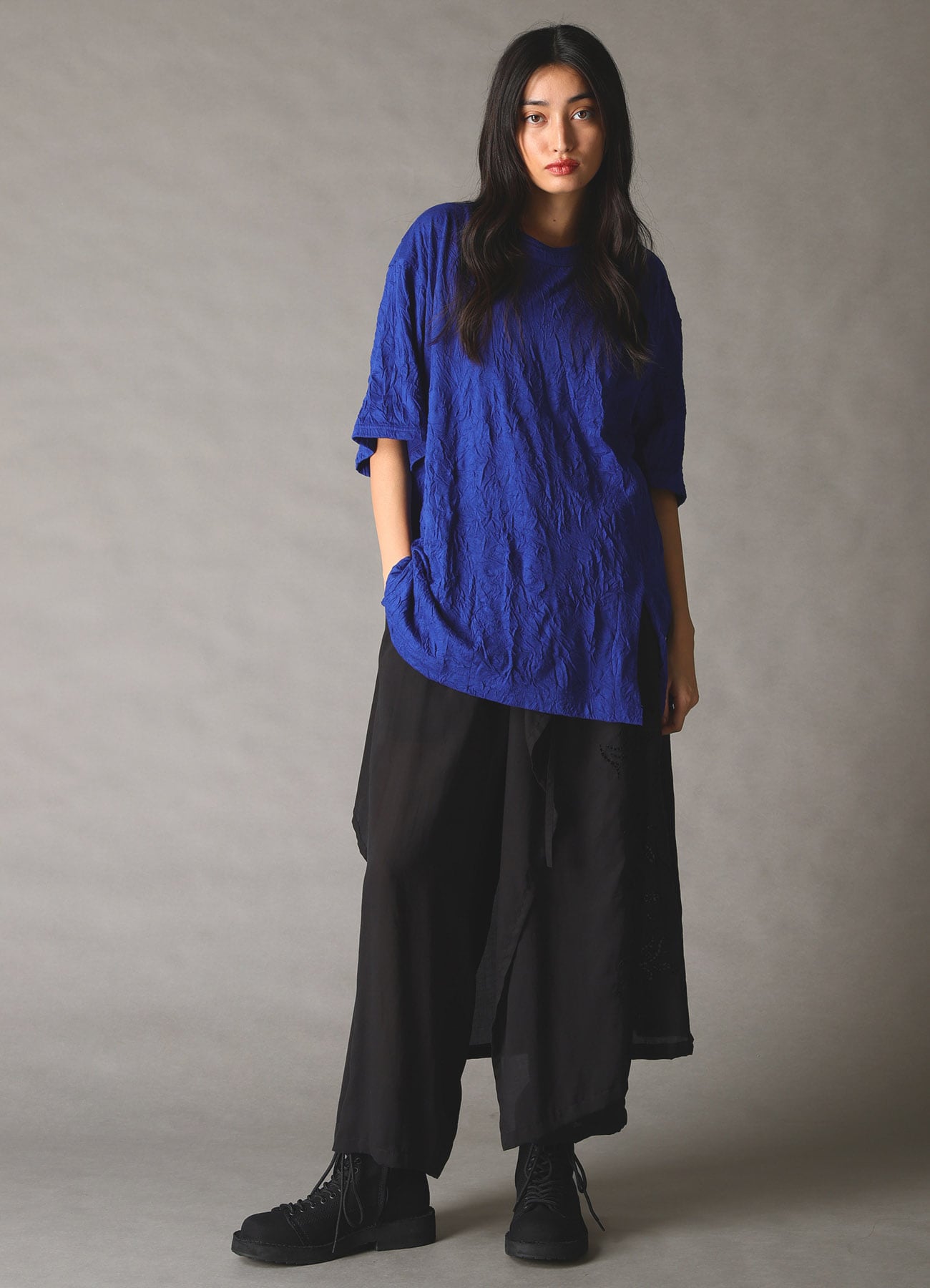 CELLULOSE LAWN BRODERIE 3-WAY SKIRT PANTS