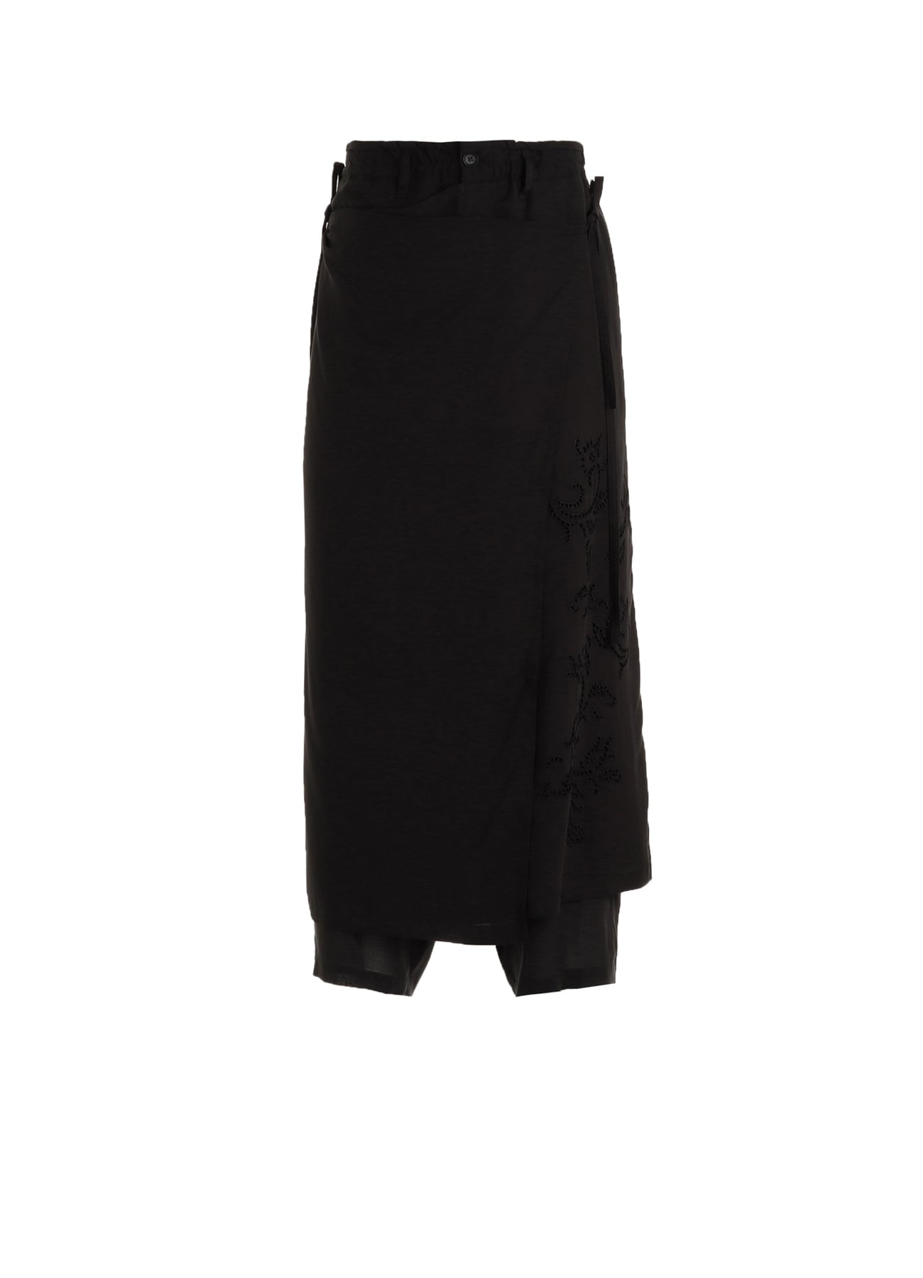 CELLULOSE LAWN BRODERIE 3-WAY SKIRT PANTS