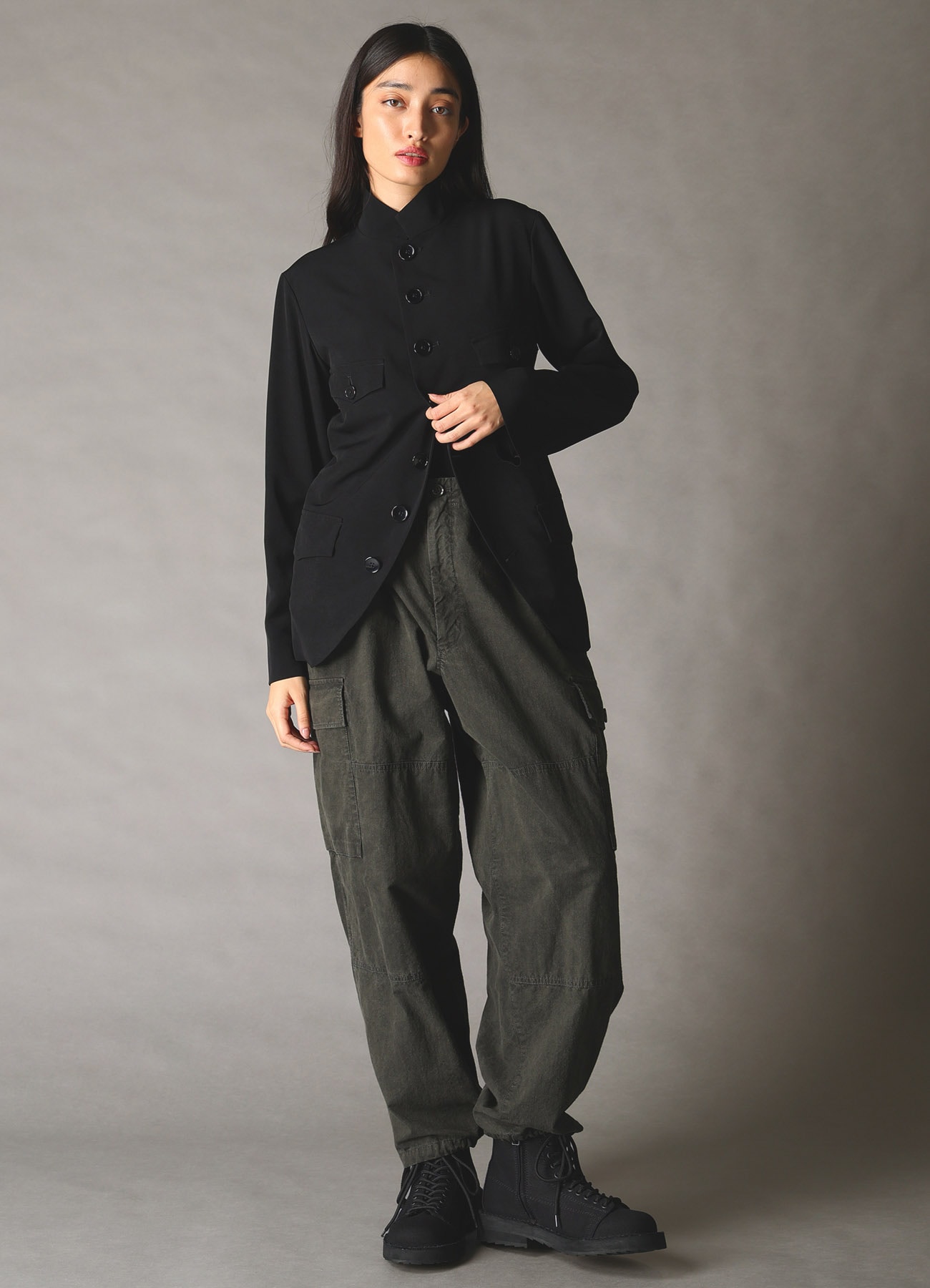 COTTON RIP PRODUCT PIGMENT DYED TAPERED CARGO PANTS