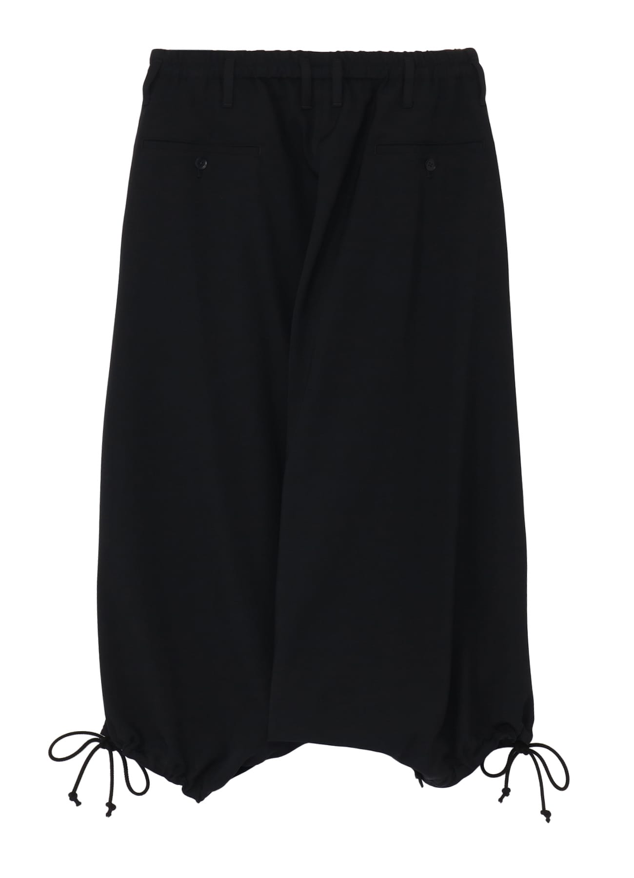 WOOL GABARDINE SAROUEL PANTS