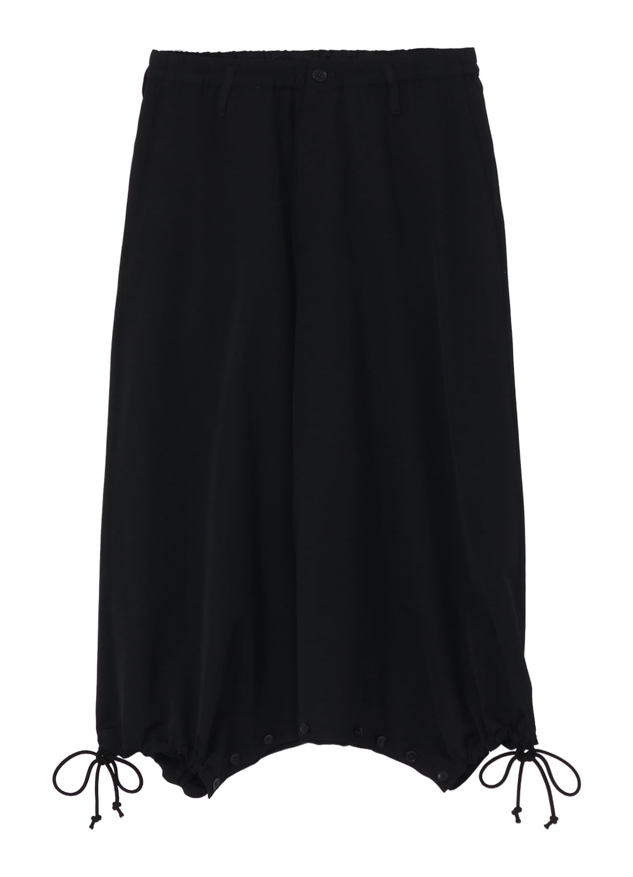 WOOL GABARDINE SAROUEL PANTS