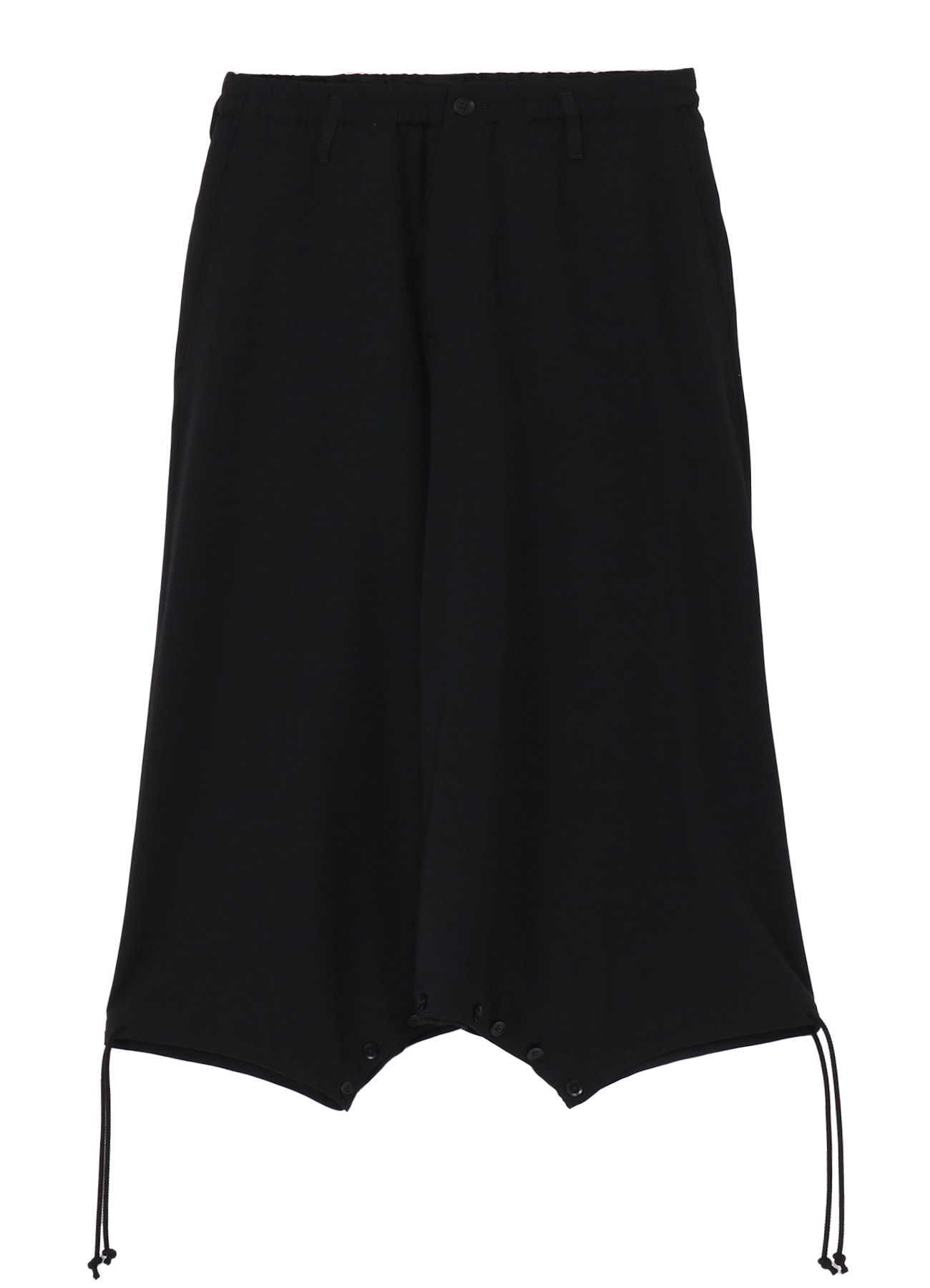 WOOL GABARDINE SAROUEL PANTS