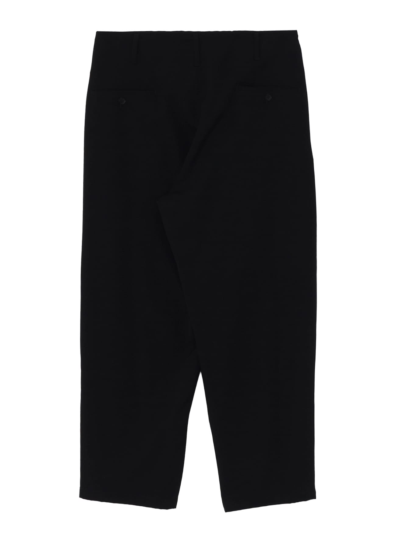 WOOL GABARDINE DRAWSTRING PANTS WITH EYELETS