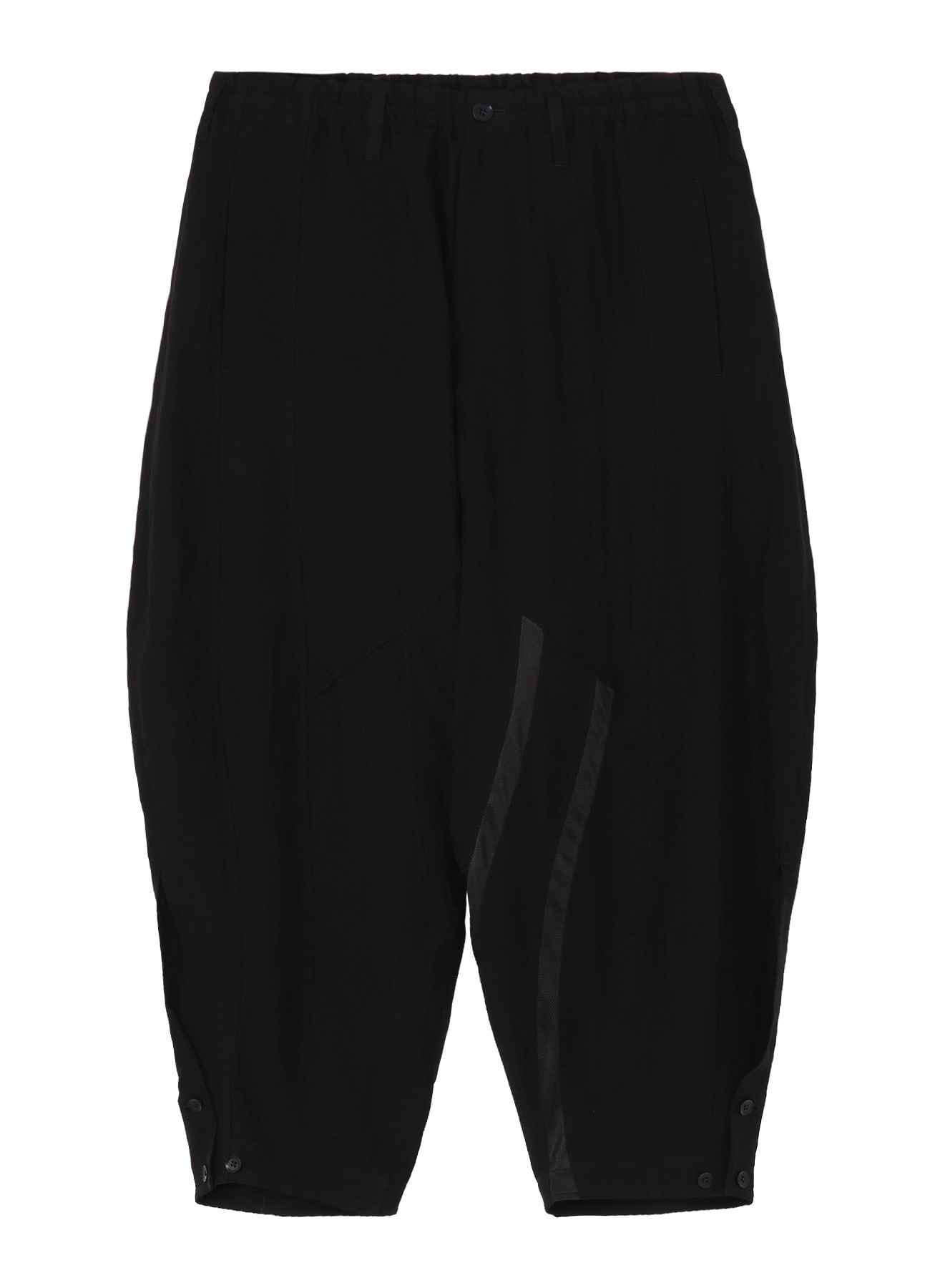 CUPRO/LINEN GABARDINE PANEL PANTS