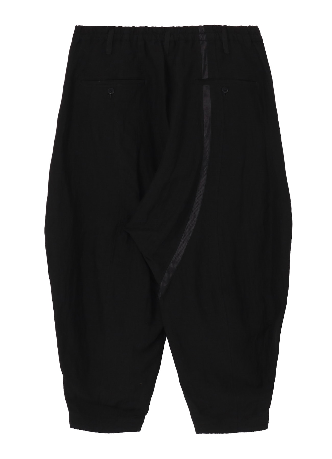 CUPRO/LINEN GABARDINE PANEL PANTS