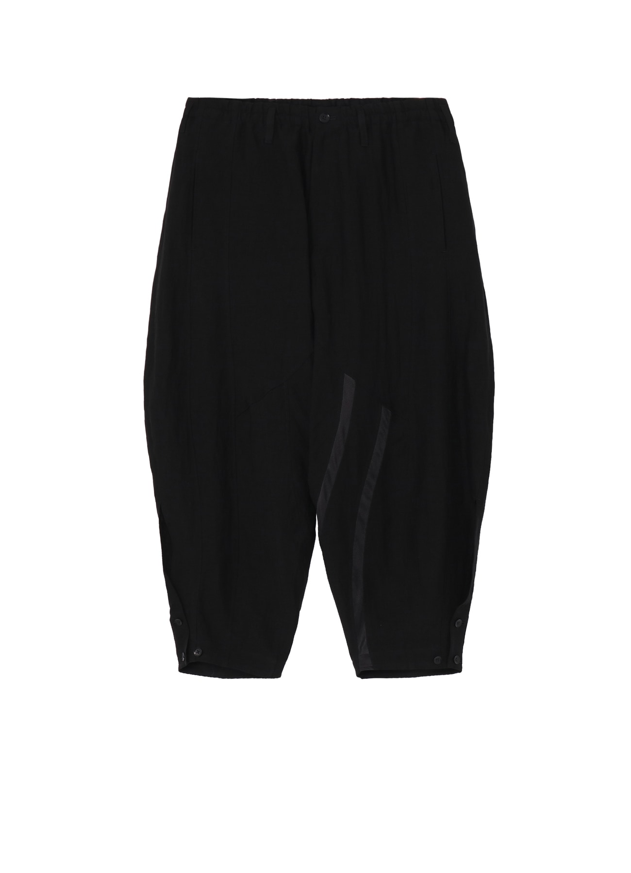 CUPRO/LINEN GABARDINE PANEL PANTS