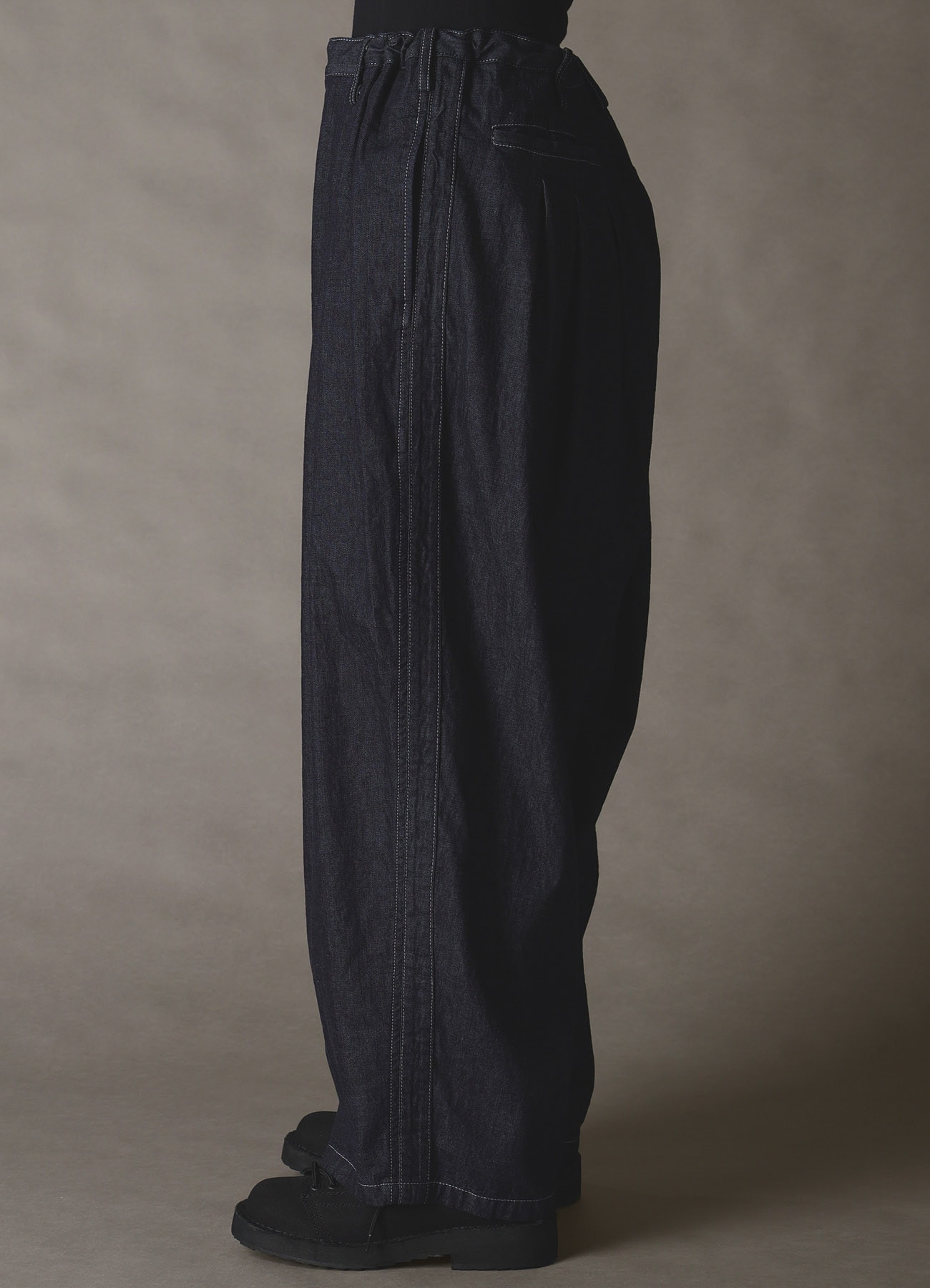 【1/16 10:00 Release】8oz SLUB DENIM TUCK PANTS