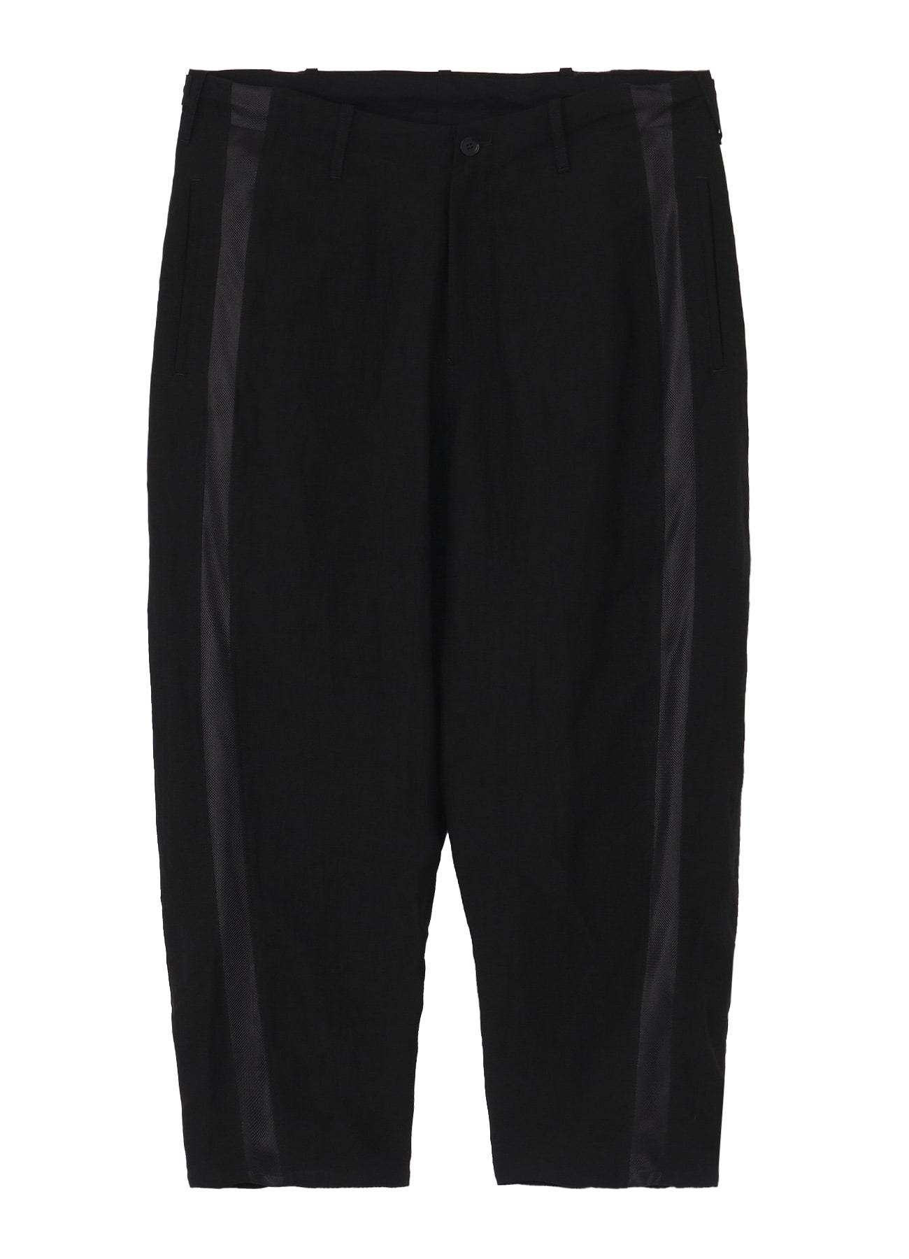 CUPRO/LINEN GABARDINE 4-TAPE LINE PANTS