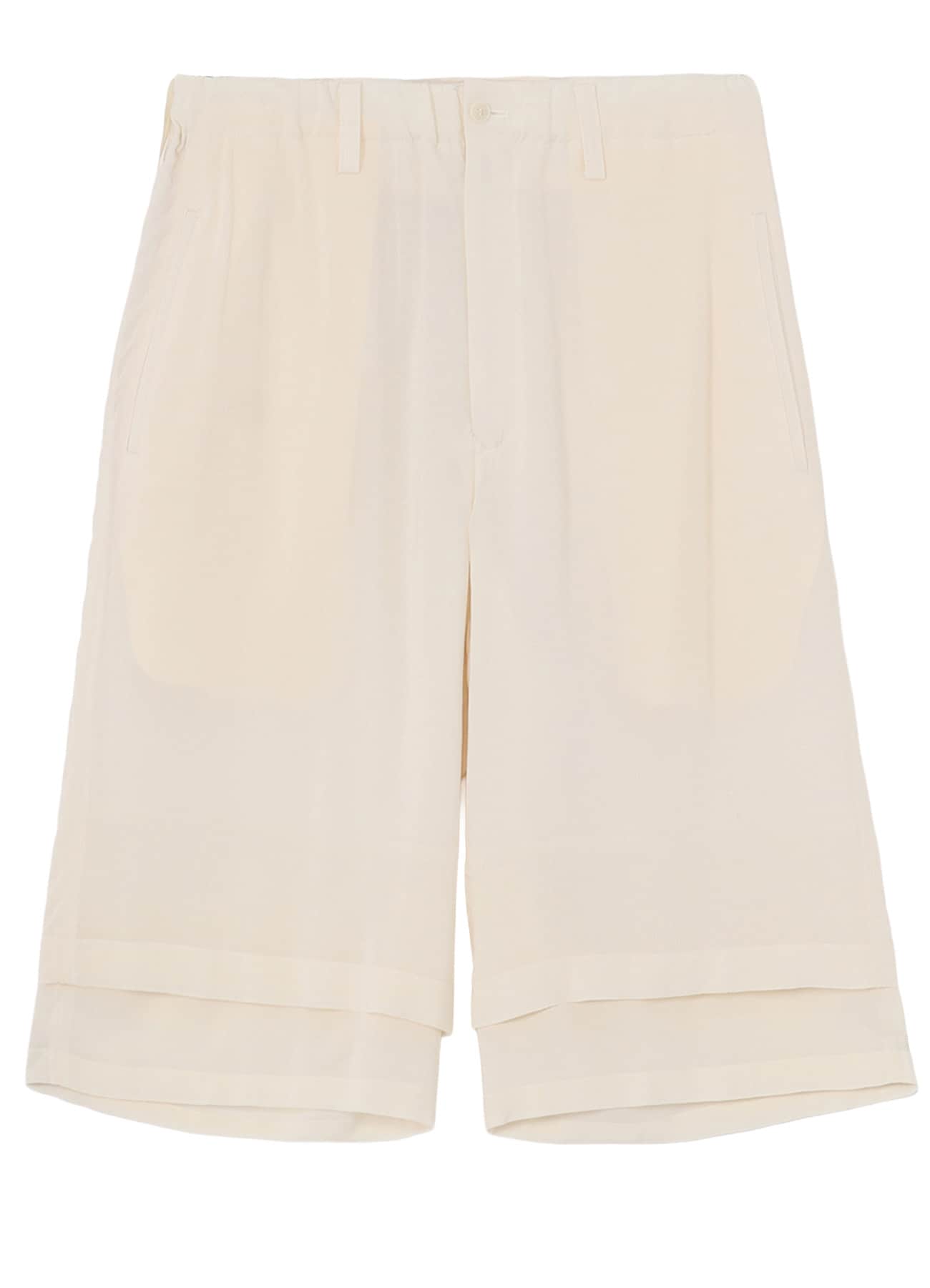 SPUN LAWN DOUBLE LAYER HALF PANTS