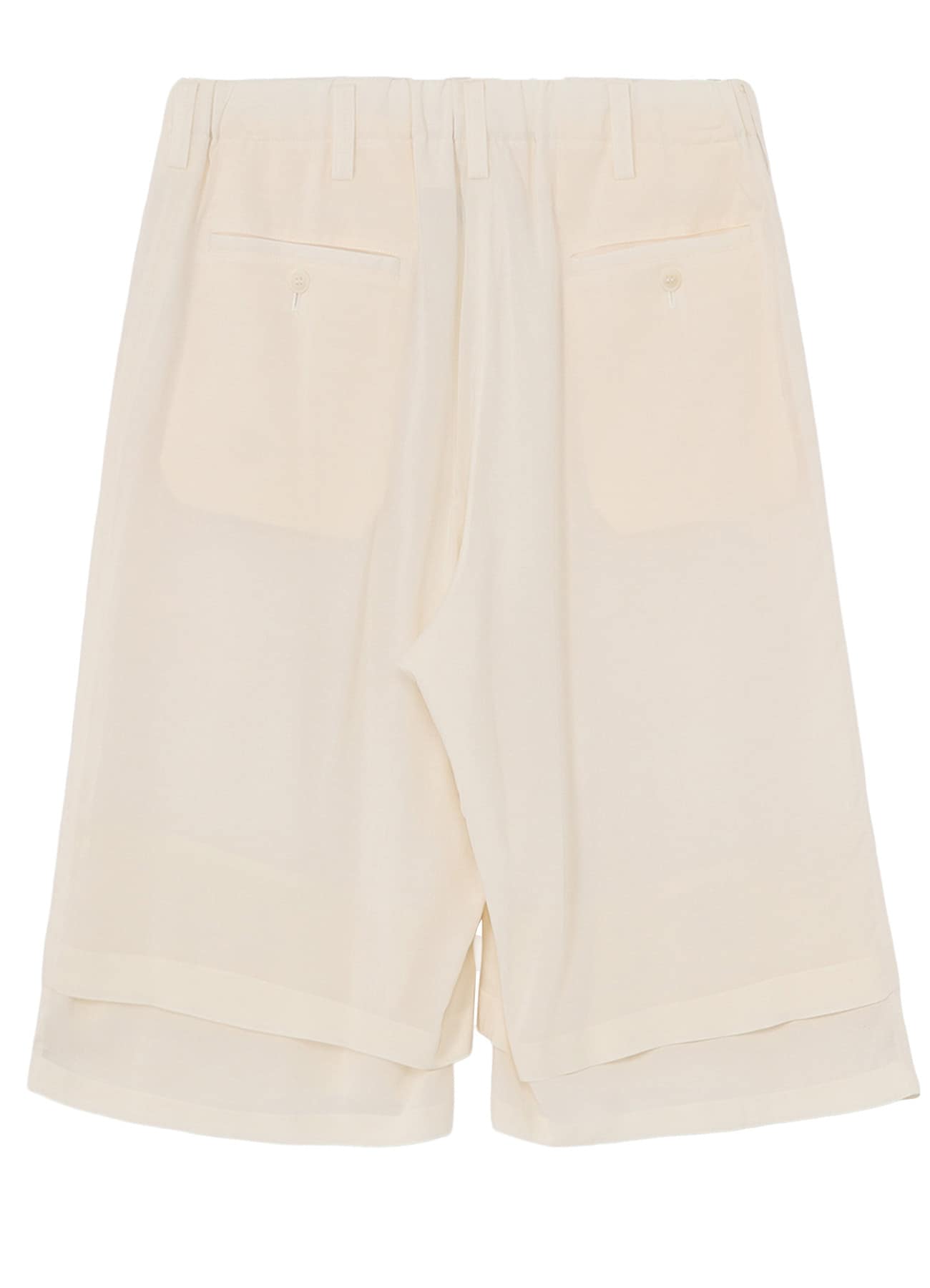 SPUN LAWN DOUBLE LAYER HALF PANTS