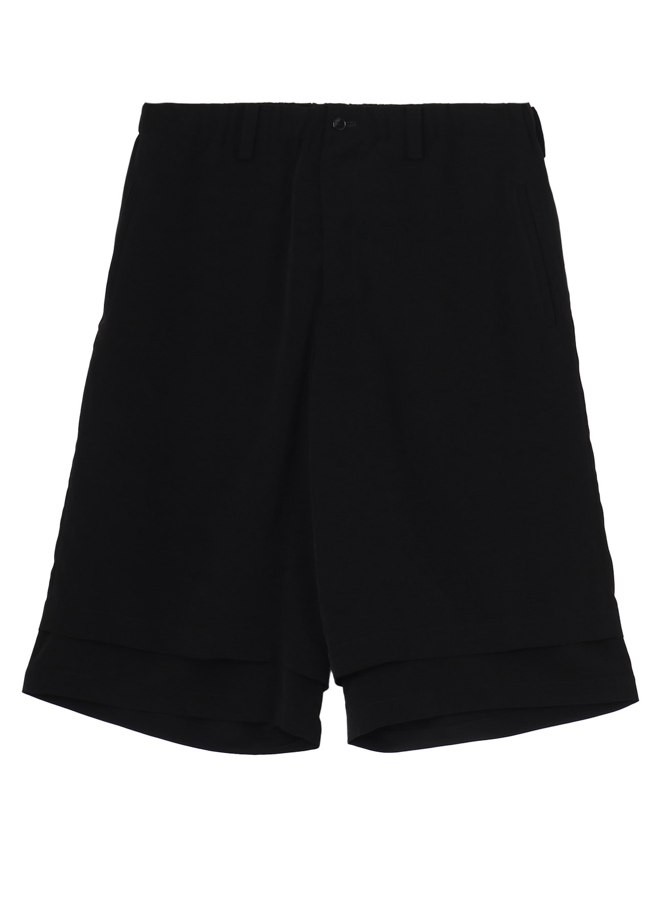 CREPE de CHINE DOUBLE LAYER HALF PANTS