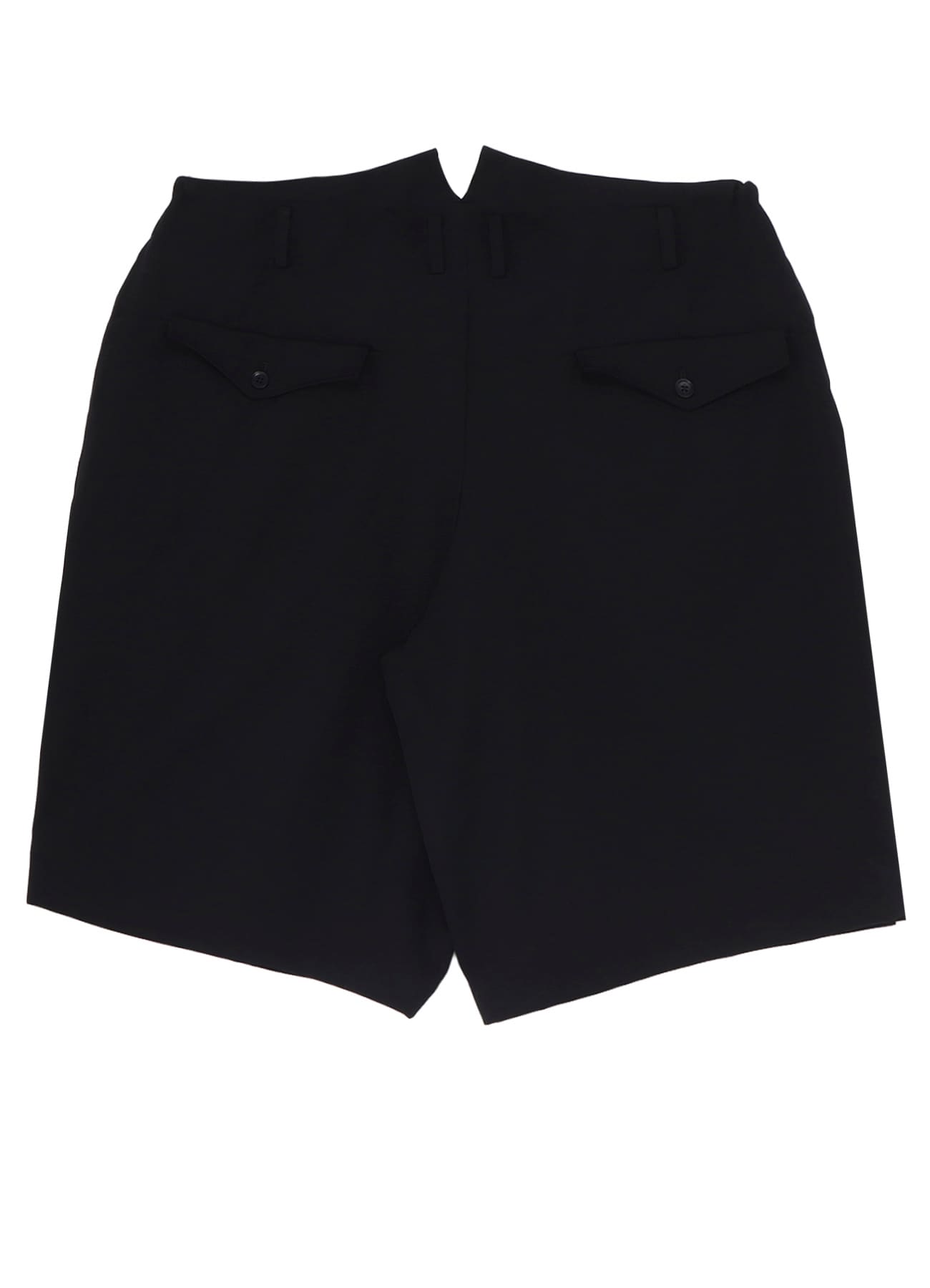 WOOL GABARDINE SHORT PANTS WITH EYELETS