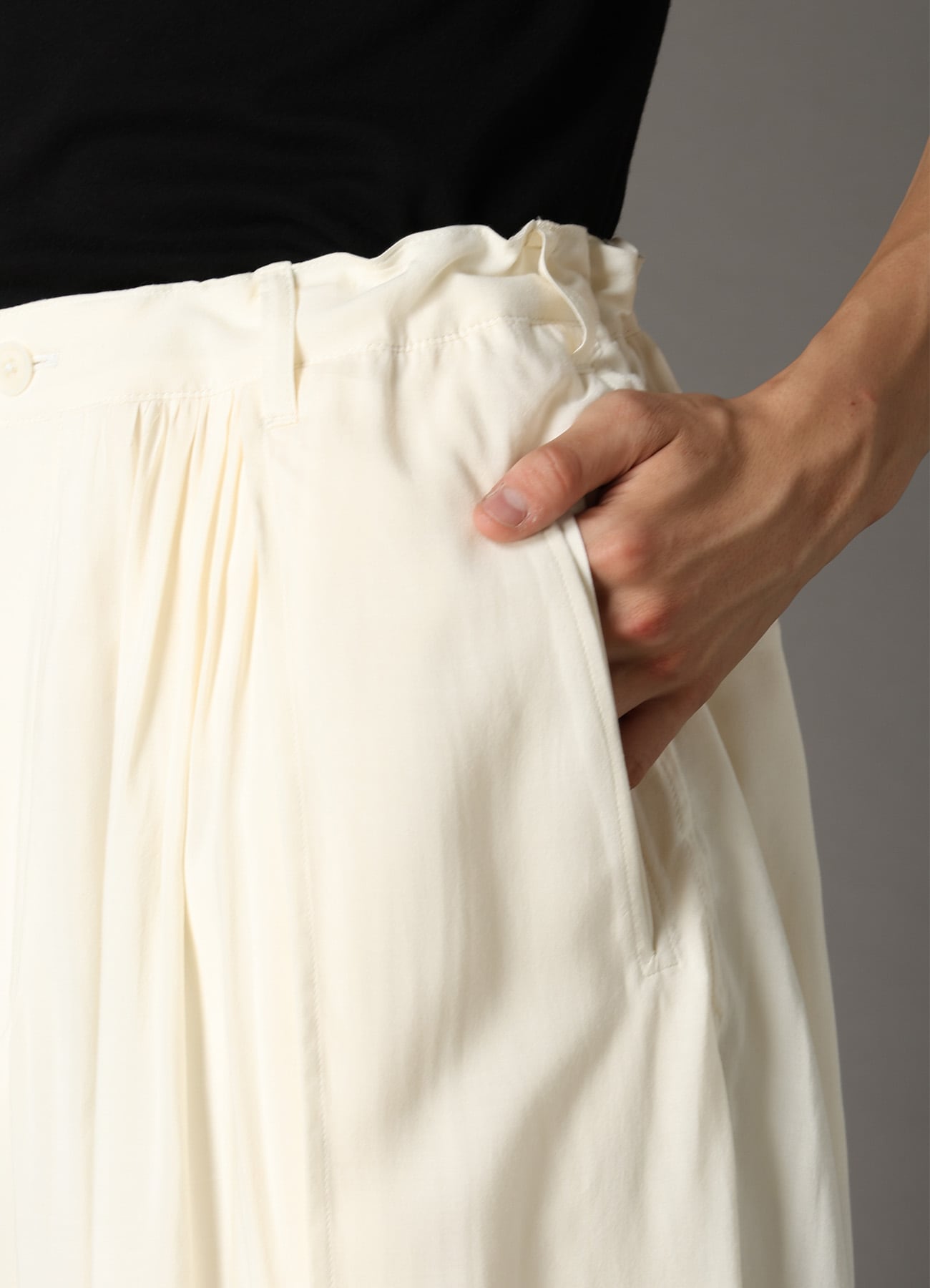 SPUN LAWN HALF PANTS