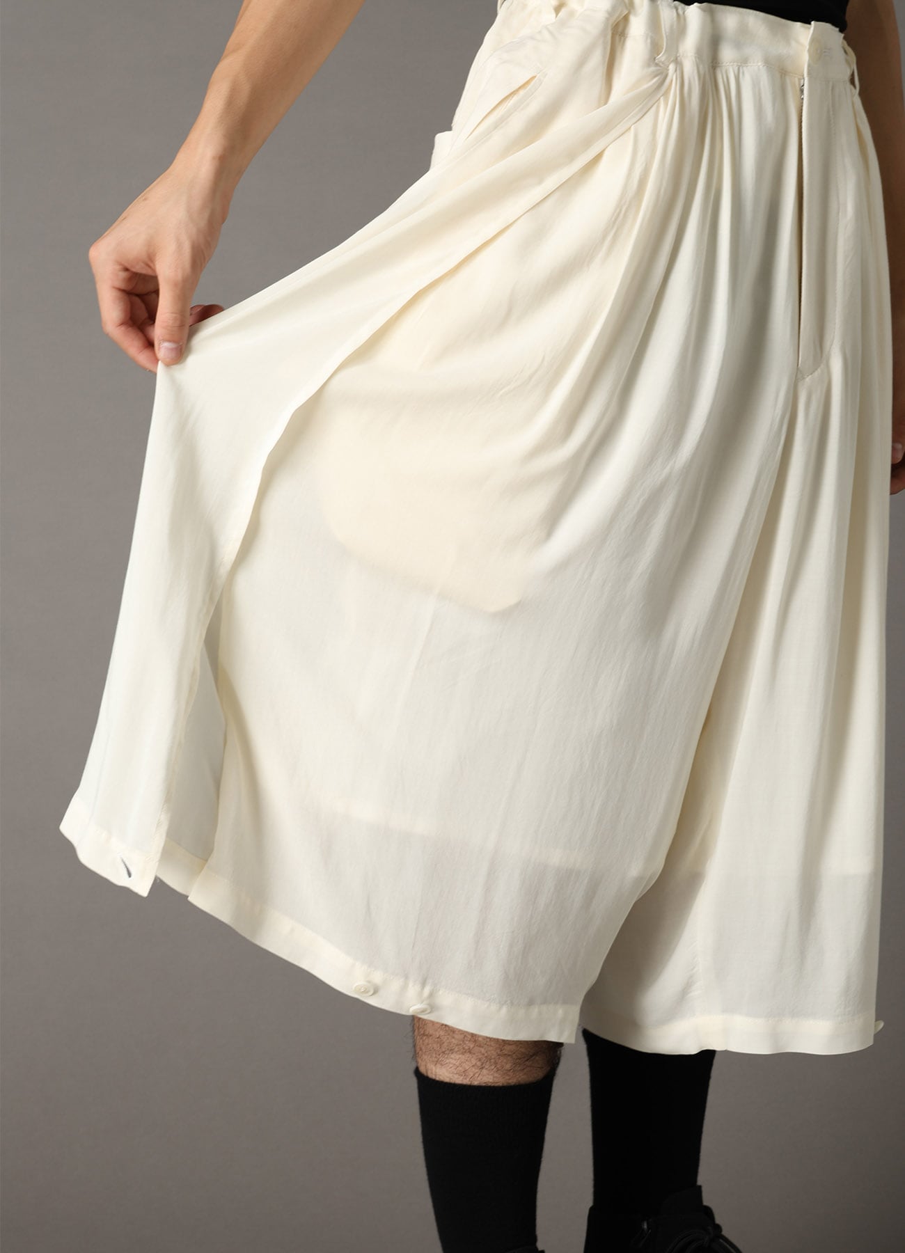 SPUN LAWN HALF PANTS