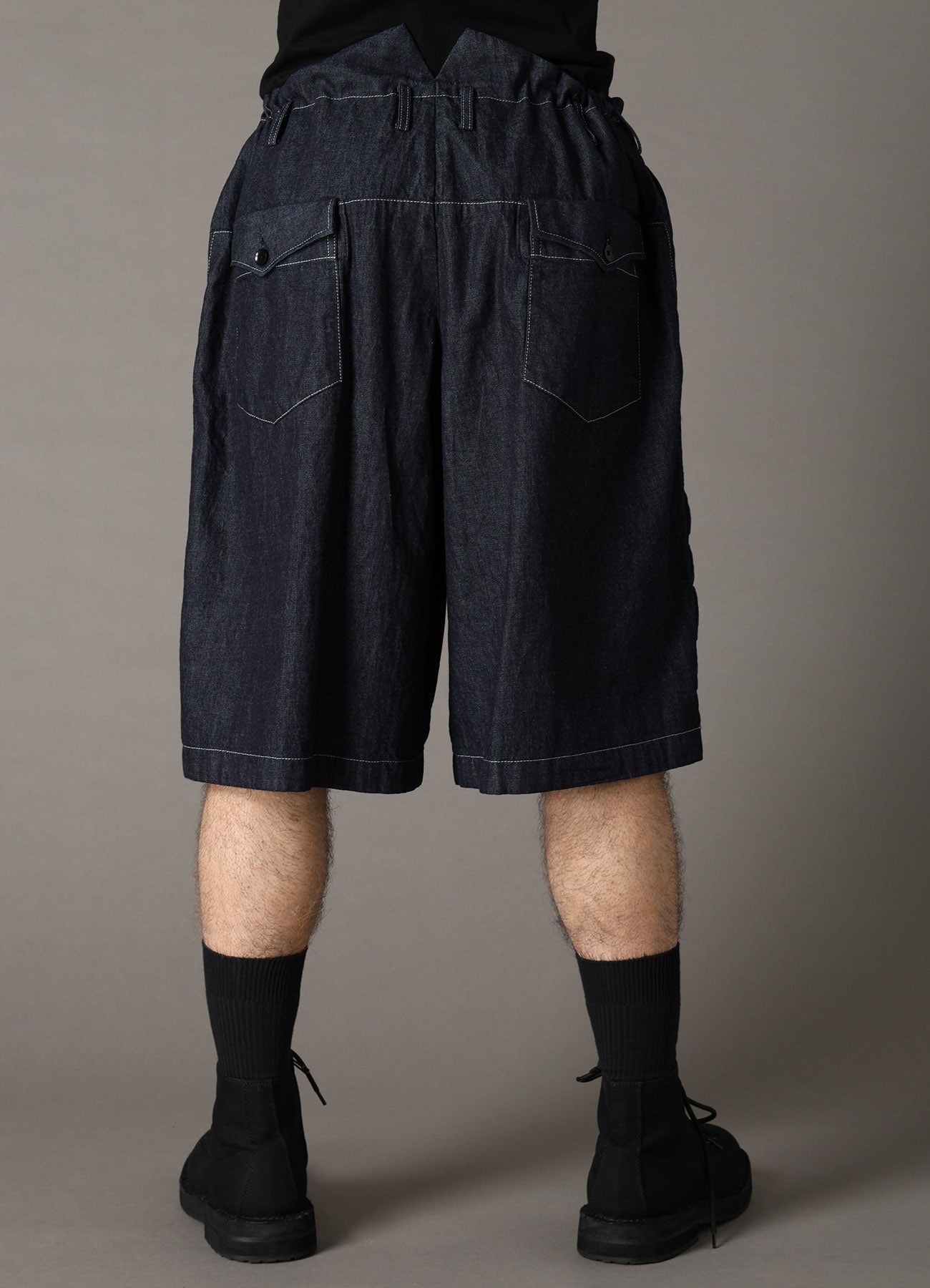 【1/16 10:00 Release】8oz SLUB DENIM SIDE BUTTON SHORT PANTS