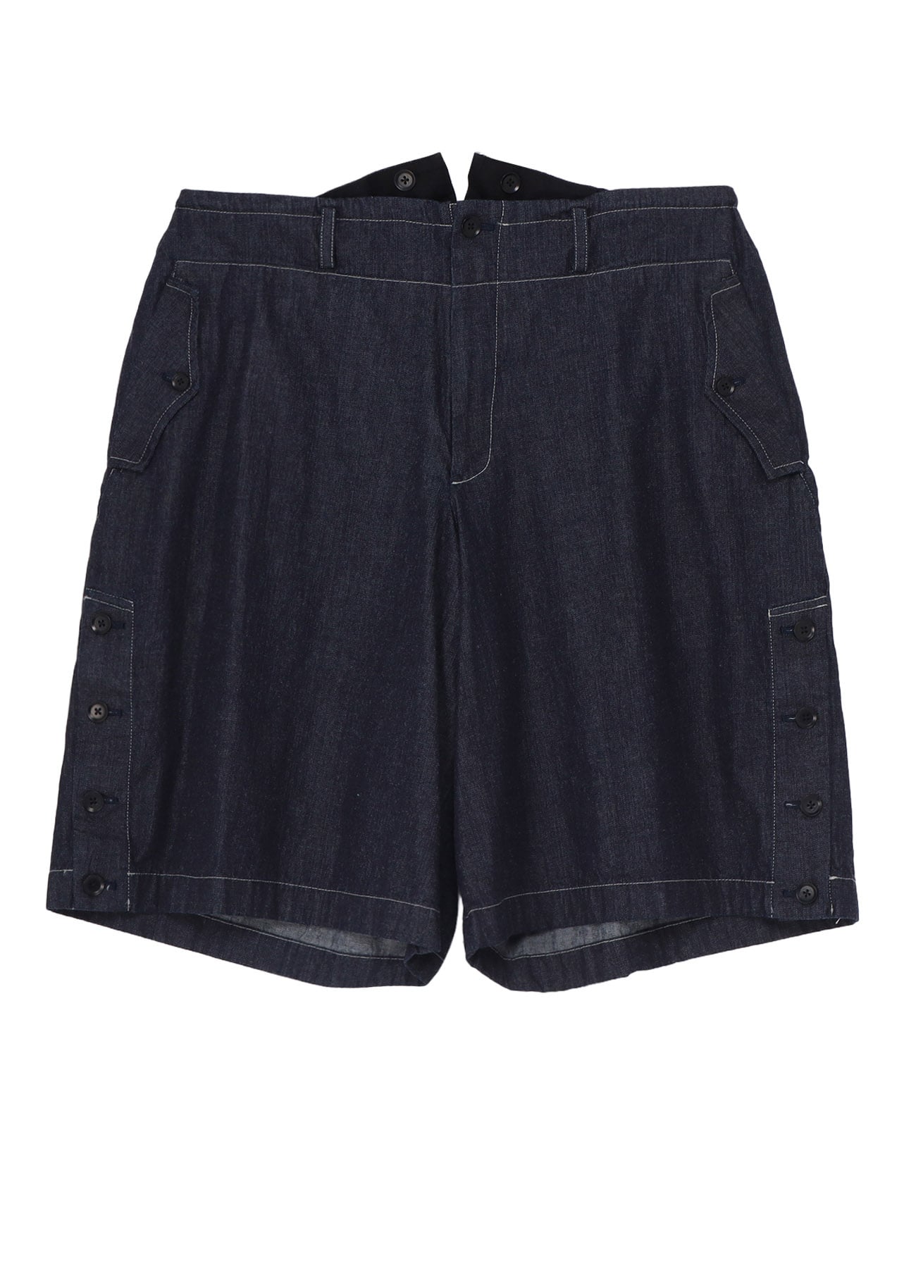【1/16 10:00 Release】8oz SLUB DENIM SIDE BUTTON SHORT PANTS
