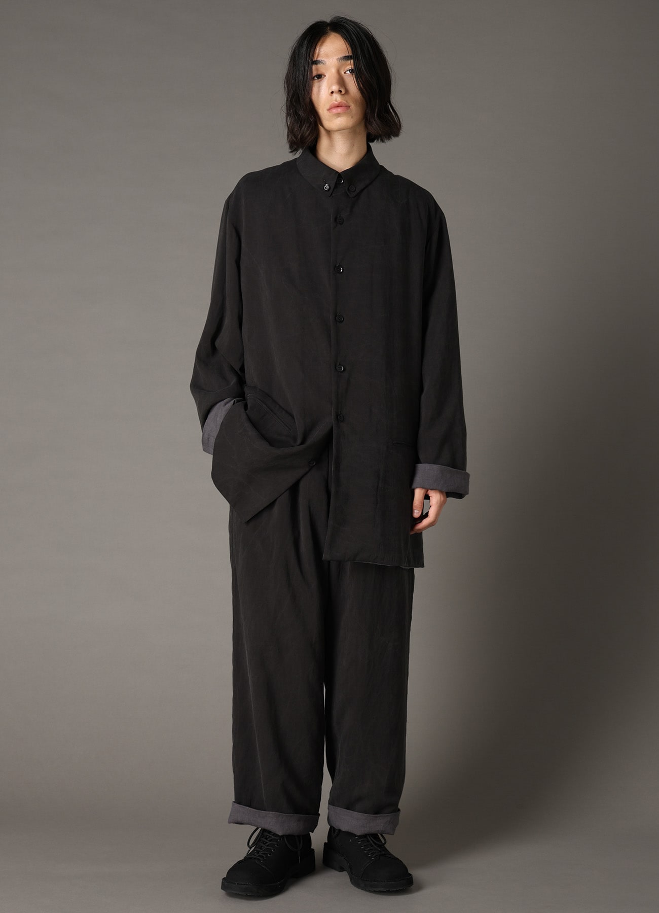 REVERSIBLE SUSPENDER PANTS