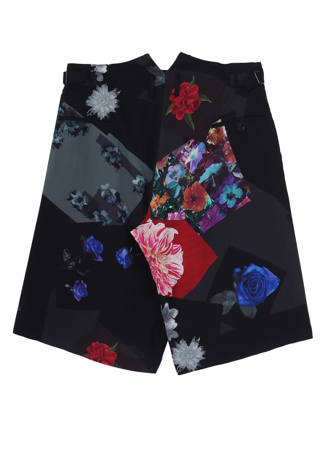 FLORAL PATCHWORK PRINT SHORTS