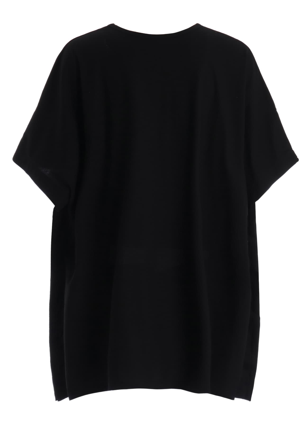 30 HARD TWIST STRETCH JERSEY SIDE BUTTON BIG T-SHIRT