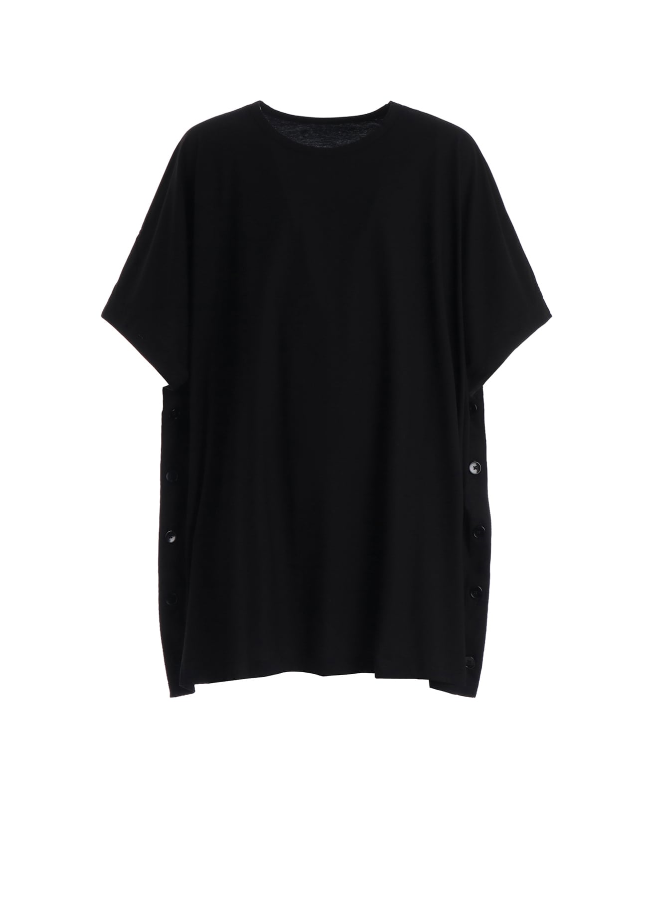 30 HARD TWIST STRETCH JERSEY SIDE BUTTON BIG T-SHIRT