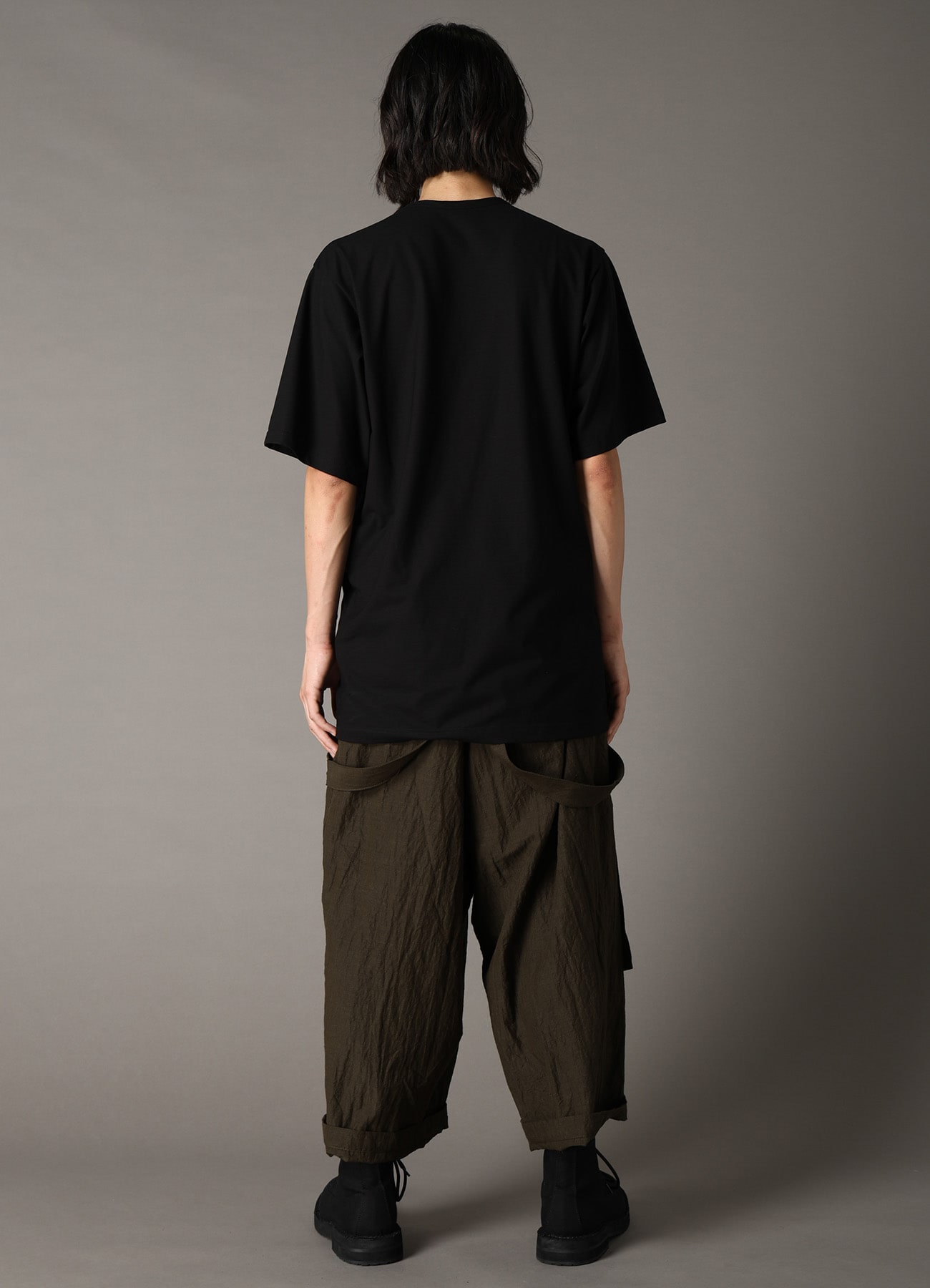 30 HARD TWIST STRETCH JERSEY LAYERED SHORT SLEEVE T-SHIRT