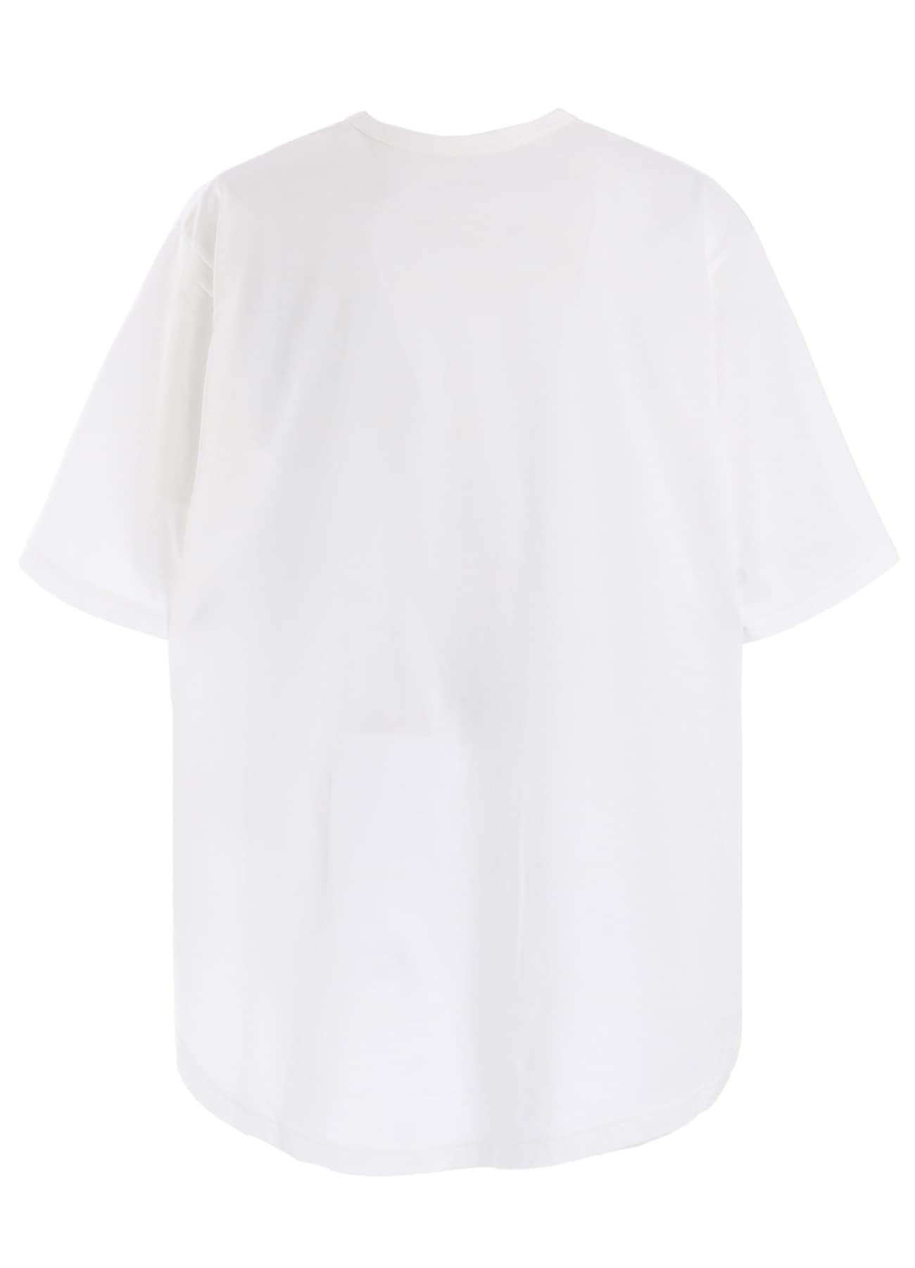 BLUE FLOWER PRINT BIG T-SHIRT