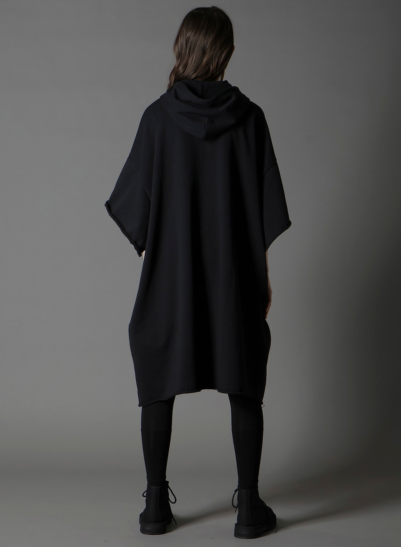 40/20 MINI FLEECE LONG HOODIE W/CHEST POCKET